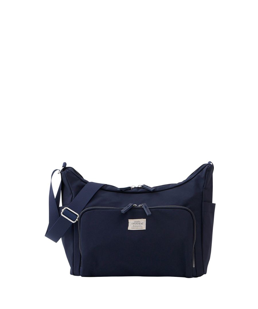 anello GRANDE ショルダーバッグ 両面撥水 10ポケット 金属ビスロンファスナー A4 CORY GGY0152