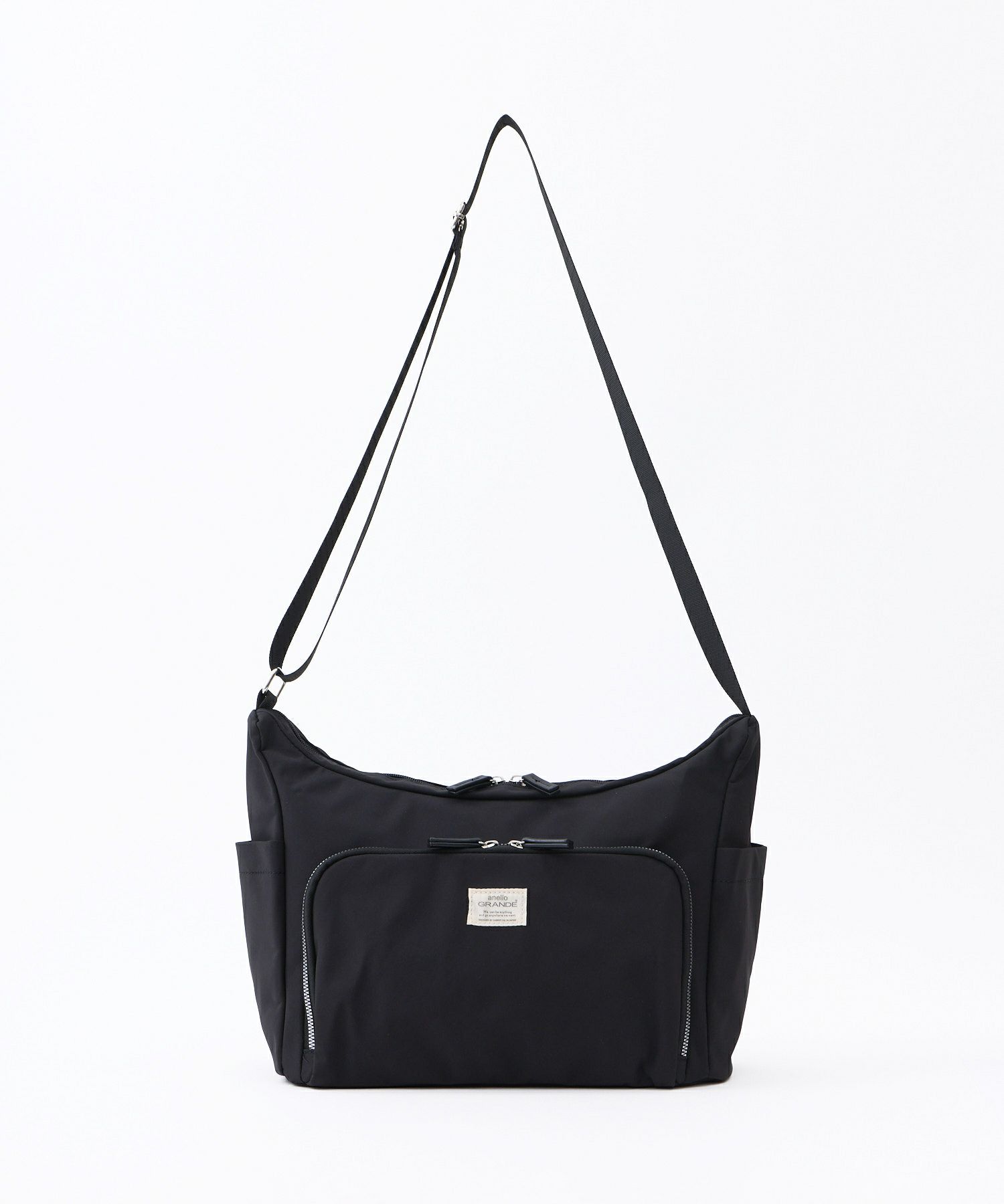 anello GRANDE ショルダーバッグ 両面撥水 10ポケット 金属ビスロンファスナー A4 CORY GGY0152