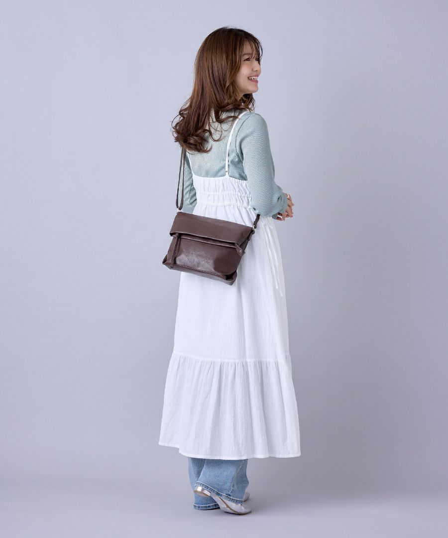 Legato Largo ショルダーバッグ 洗濯可能 自立 口折れ A5 ユニプレーン LG-X0471