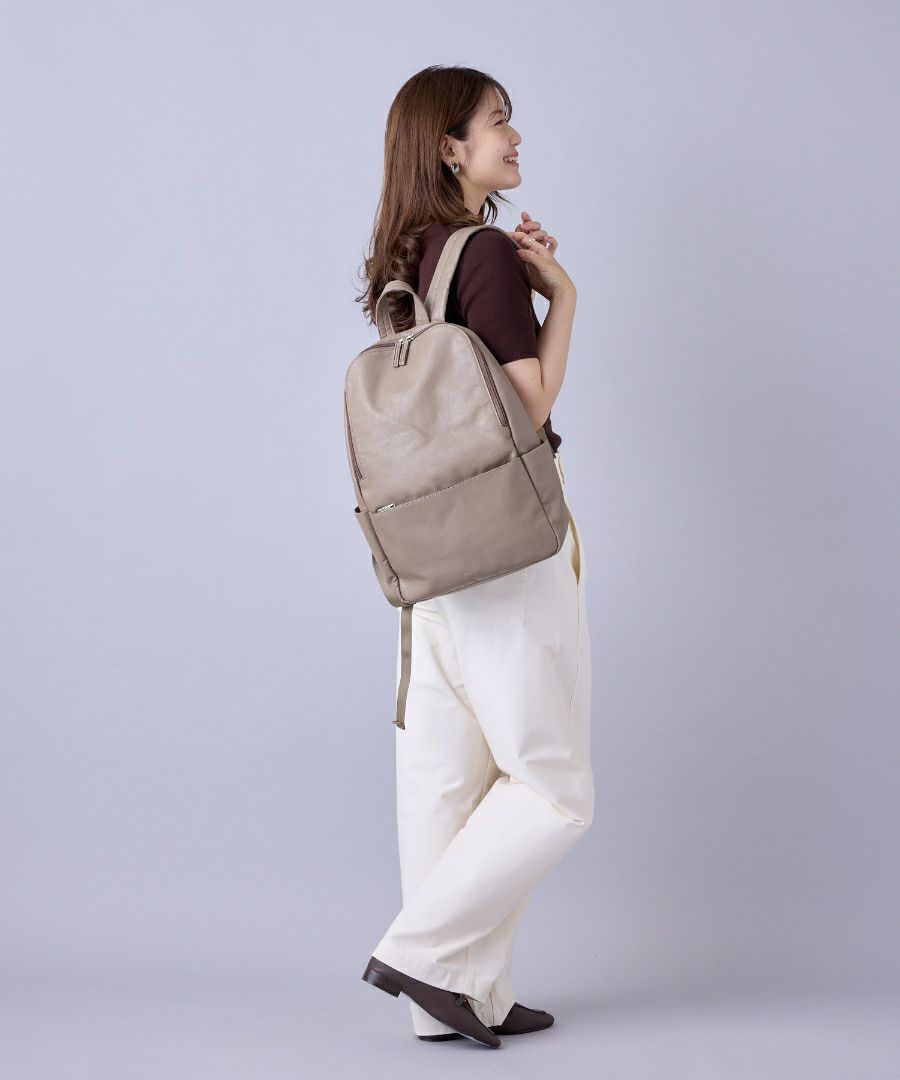 Legato Largo リュック バックパック 洗濯可能 自立 ボトルポケット A4 ユニプレーン LG-X0475