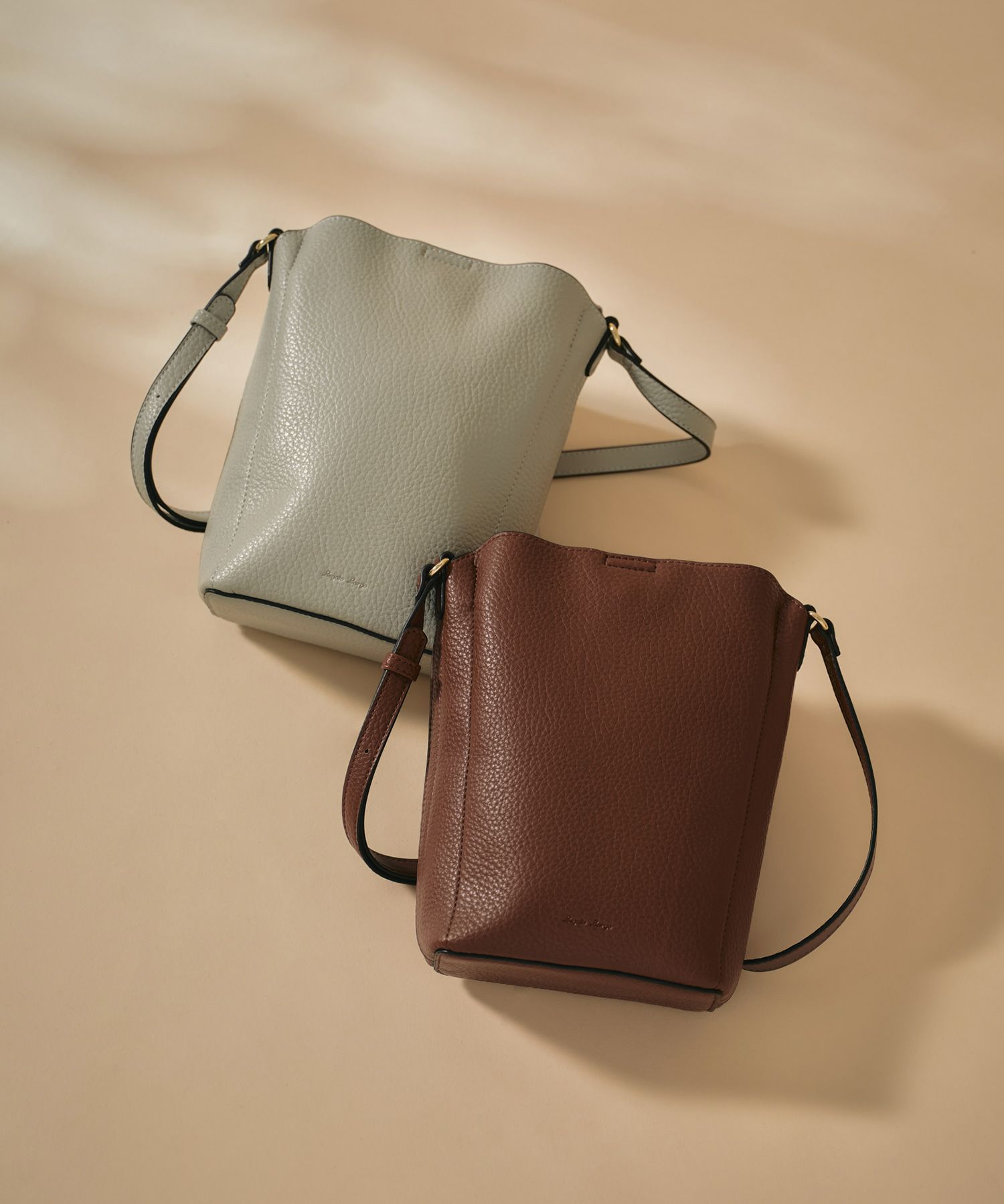 Legato Largo ショルダーバッグ シボ合皮 高見え 軽量 3つ口仕様 0 レトロシボ LH-D1376