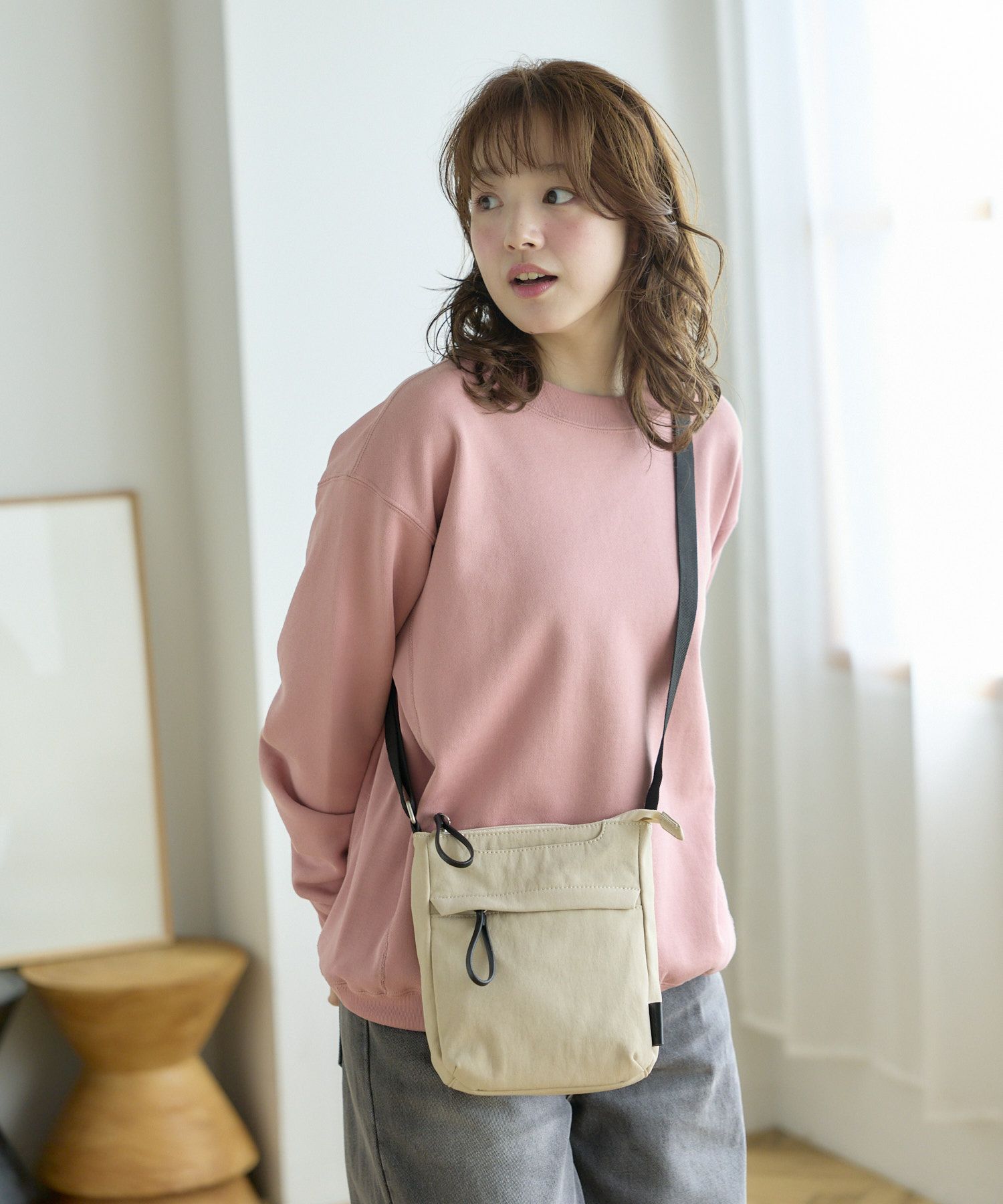 Legato Largo ショルダーバッグ ナチュらくバッグ 撥水 mini ナチュらくバッグ LH-F3455