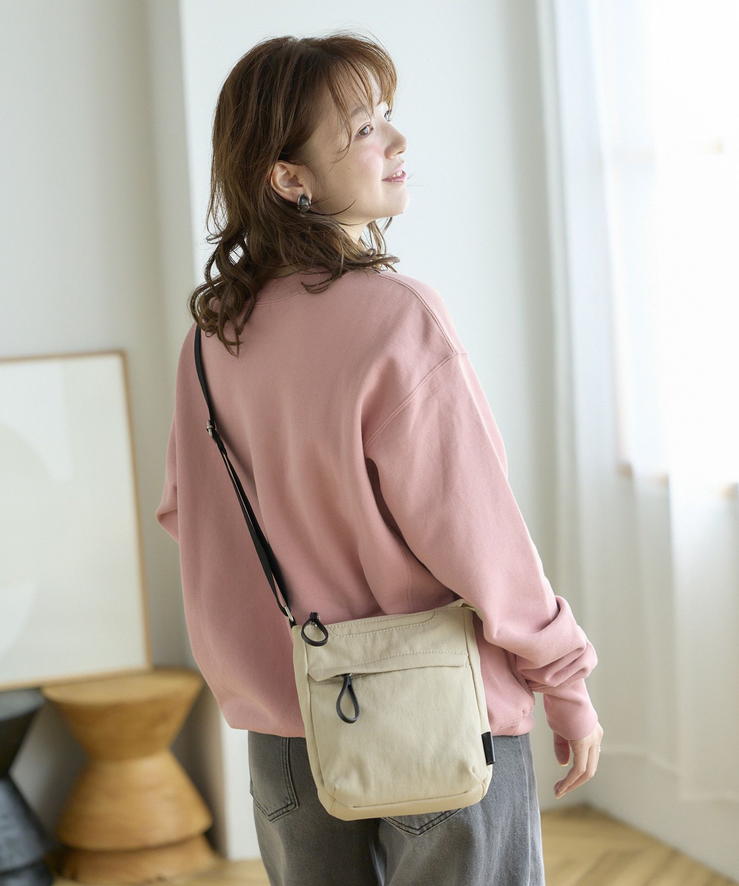 Legato Largo ショルダーバッグ ナチュらくバッグ 撥水 mini ナチュらくバッグ LH-F3455