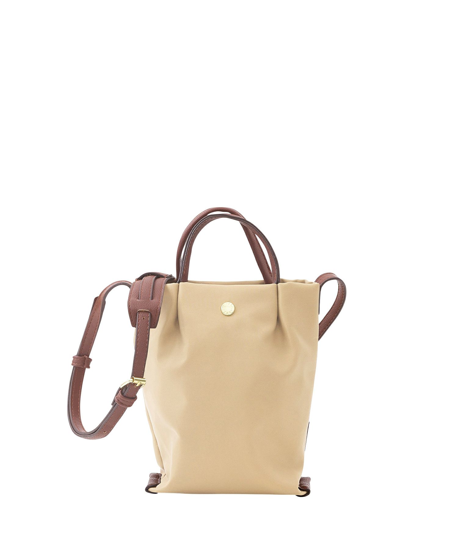 Legato Largo ショルダーバッグ 撥水 自立 肩楽 ショルダーパッド付き スマホ収納可能 コンパクト mini 肩楽 LH-L0153