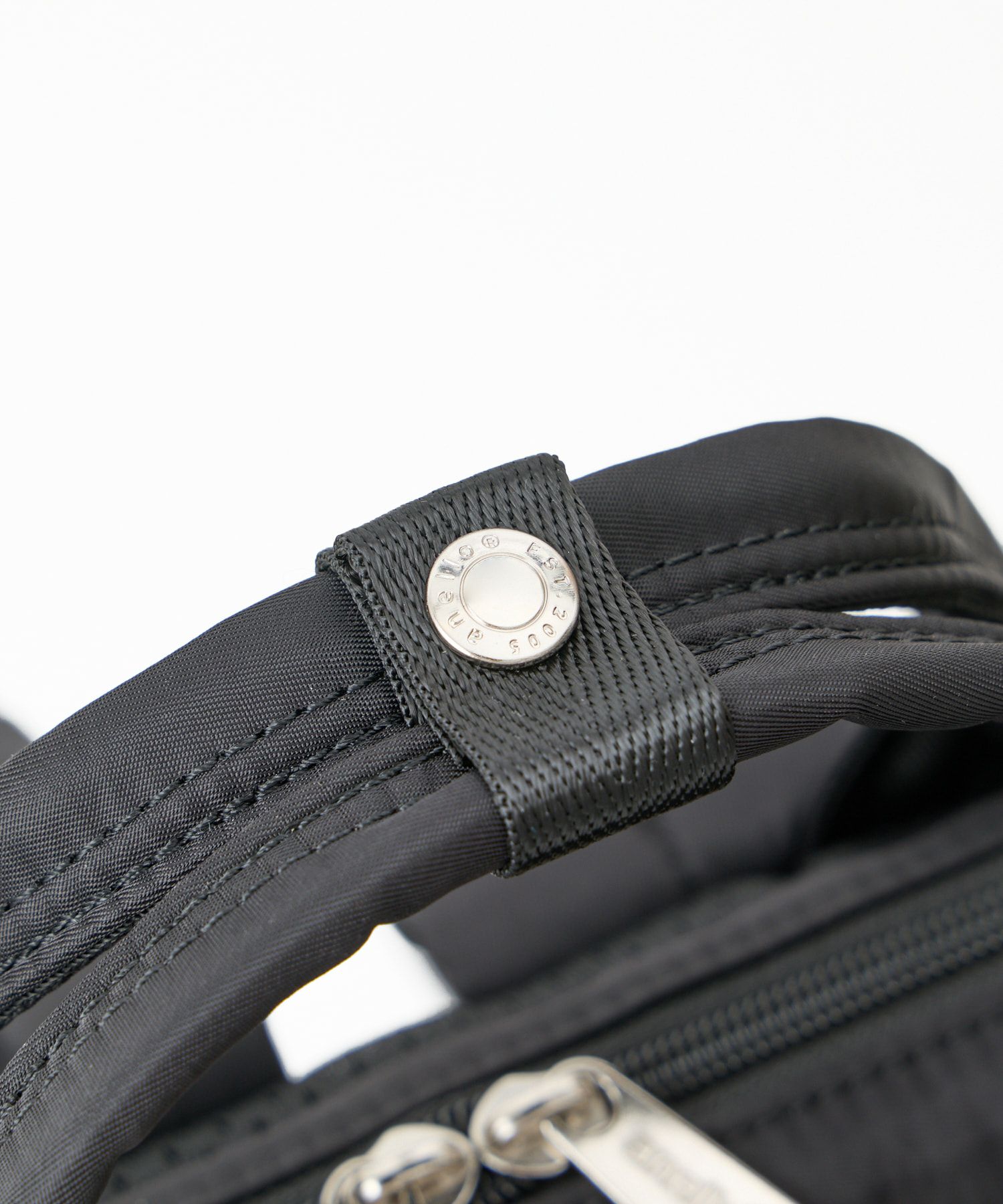 anello リュック バックパック 両面撥水 ラバープリント パディング Dカン PC収納 キャリーオン A4 ALF AIY0135