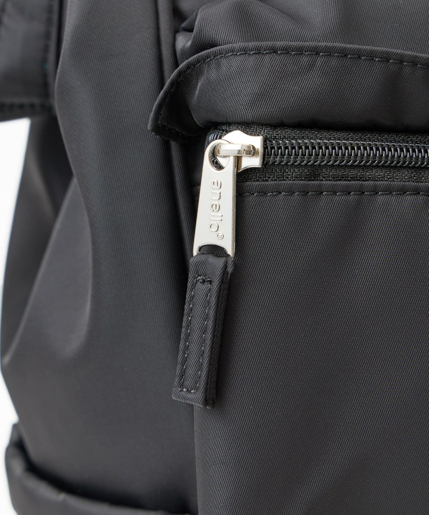 anello リュック バックパック 両面撥水 ラバープリント パディング Dカン PC収納 キャリーオン A4 ALF AIY0135