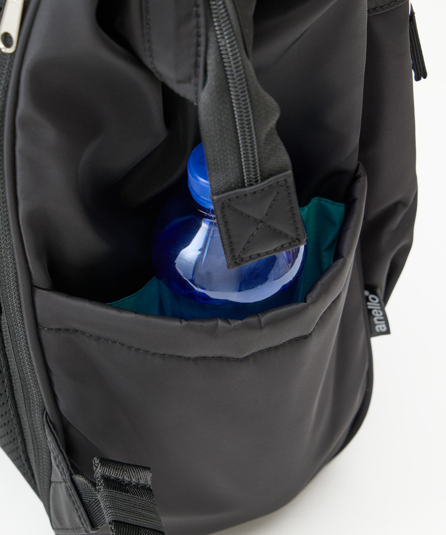 anello リュック バックパック 両面撥水 ラバープリント パディング Dカン PC収納 キャリーオン A4 ALF AIY0135