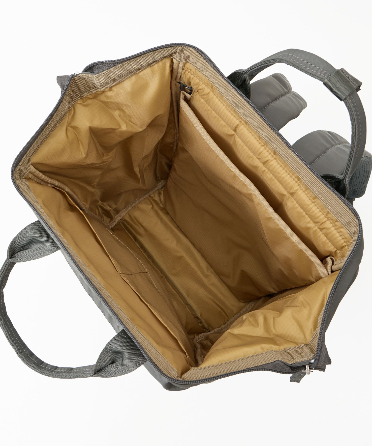 anello リュック バックパック 両面撥水 ラバープリント パディング Dカン PC収納 キャリーオン A4 ALF AIY0135