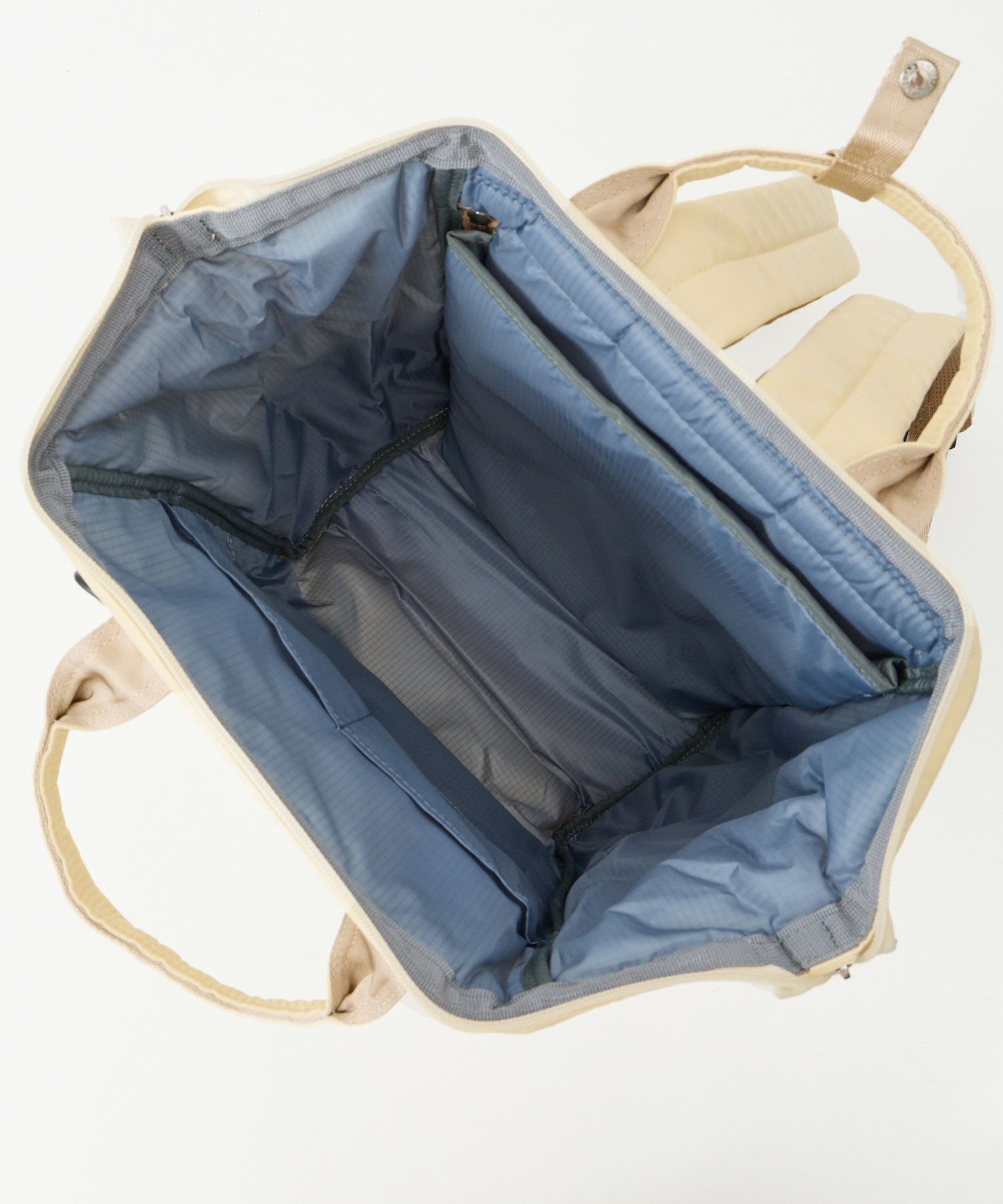 anello リュック バックパック 両面撥水 ラバープリント パディング Dカン PC収納 キャリーオン A4 ALF AIY0135