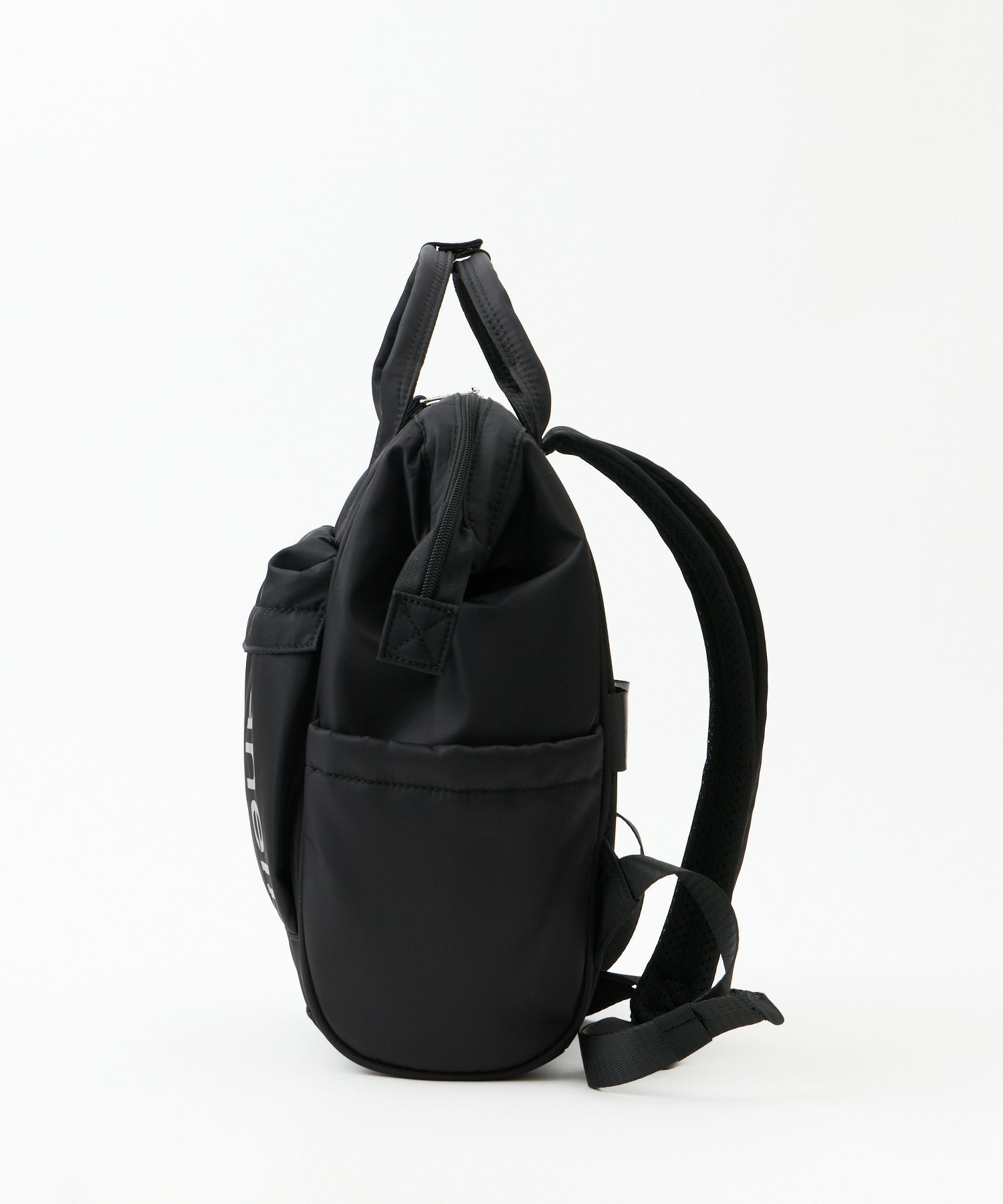 anello リュック バックパック 両面撥水 ラバープリント パディング Dカン キャリーオン A4 ALF AIY0136