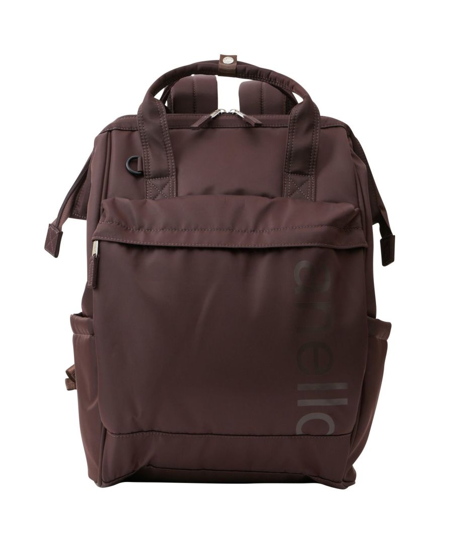 anello リュック バックパック 両面撥水 ﾗﾊﾞｰﾌﾟﾘﾝﾄ ﾊﾟﾃﾞｨﾝｸﾞ Dｶﾝ PC収納 ｷｬﾘｰｵﾝ ｾｷｭﾘﾃｨﾎﾟｹｯﾄ A4 ALF AIY0137