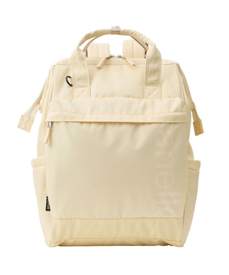 anello リュック バックパック 両面撥水 ﾗﾊﾞｰﾌﾟﾘﾝﾄ ﾊﾟﾃﾞｨﾝｸﾞ Dｶﾝ PC収納 ｷｬﾘｰｵﾝ ｾｷｭﾘﾃｨﾎﾟｹｯﾄ A4 ALF AIY0137