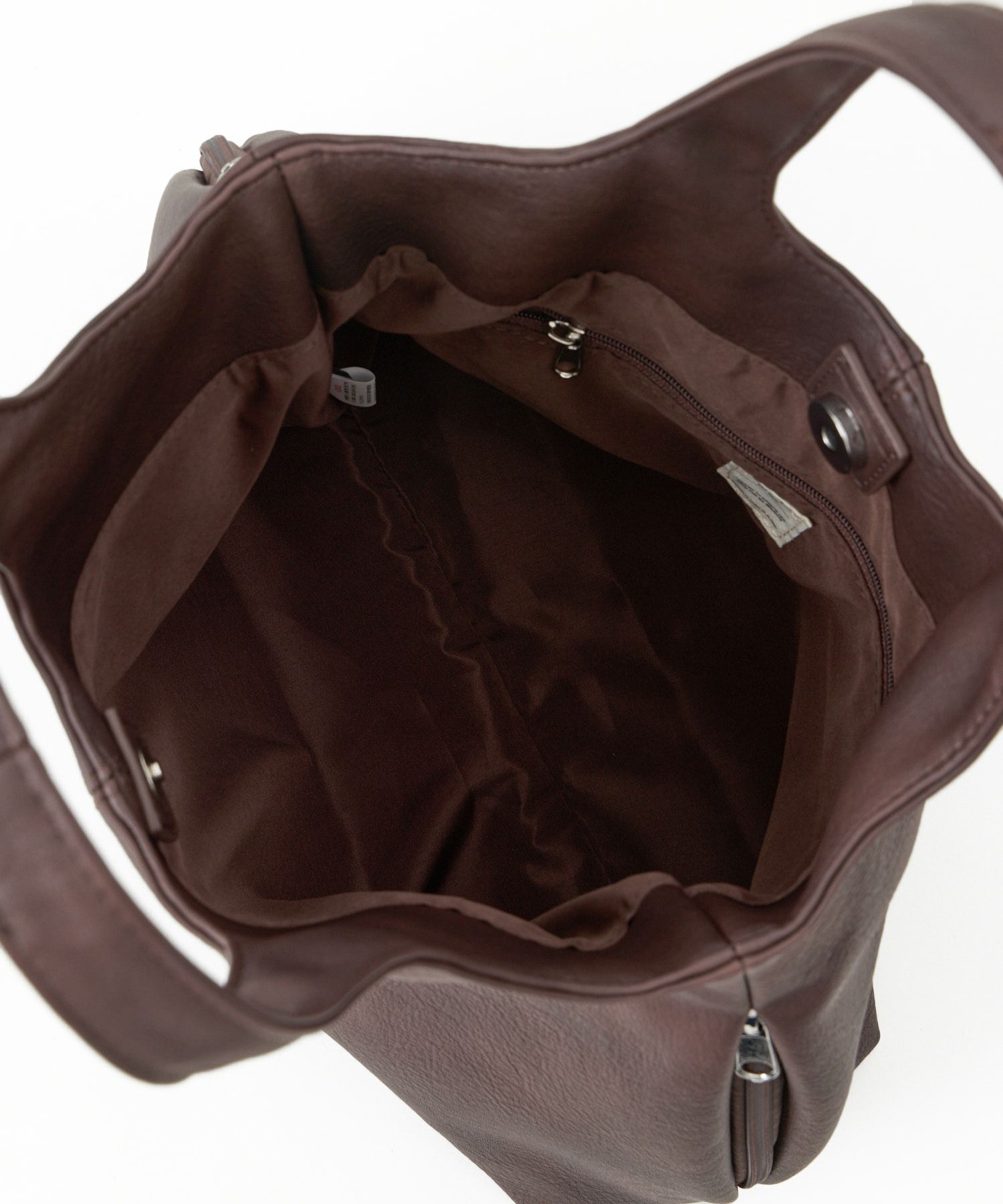 anello トートバッグ 隠しファスナーポケット A5 VANESSA AGB5061