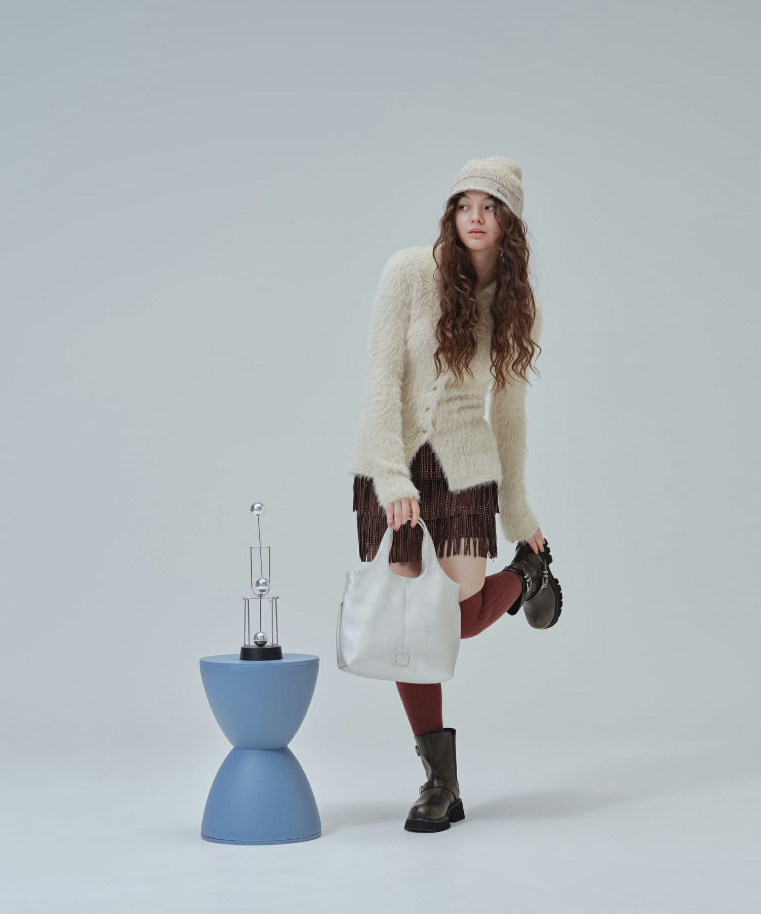 anello トートバッグ 隠しファスナーポケット A5 VANESSA AGB5061