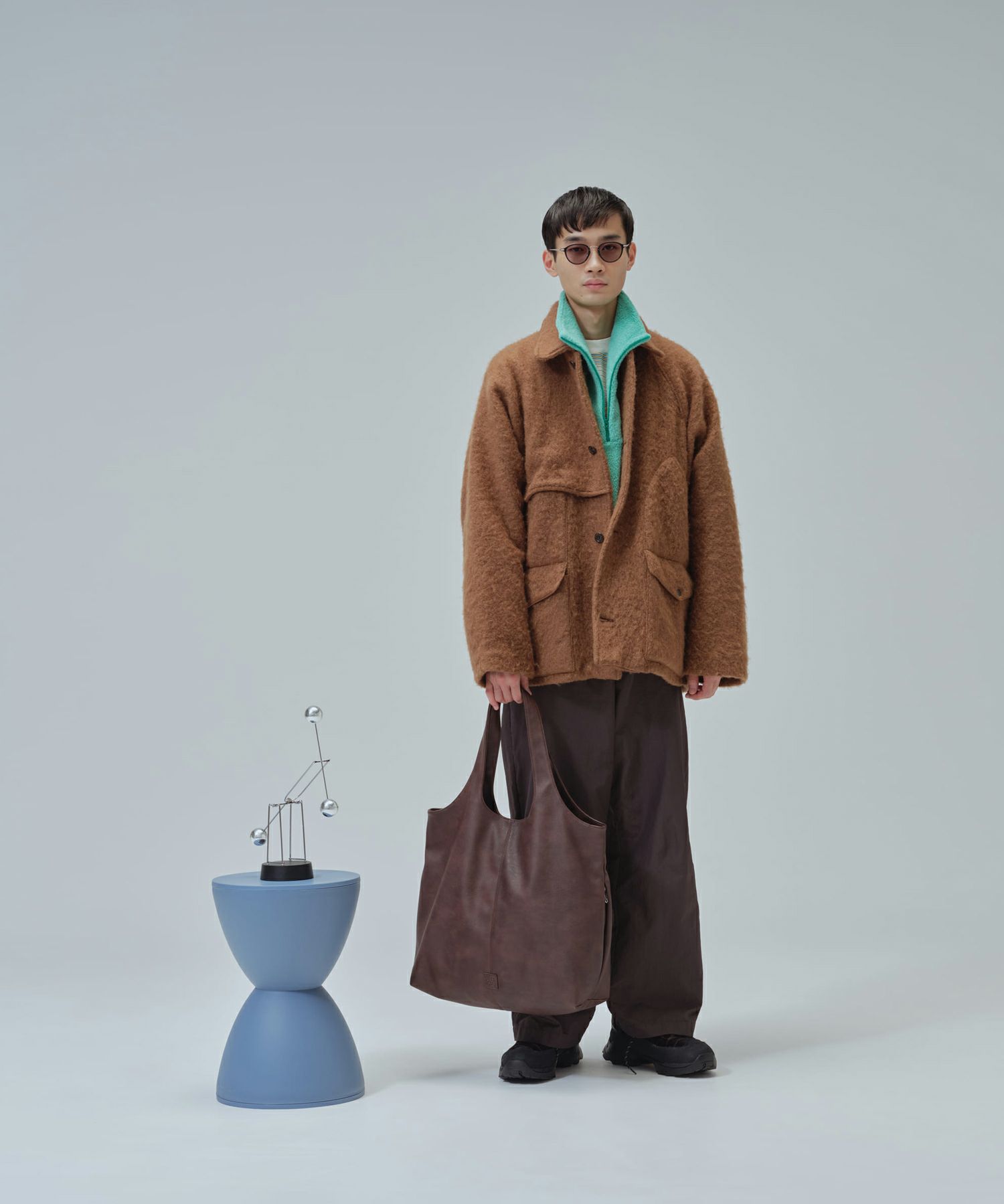 anello トートバッグ 隠しファスナーポケット A4 VANESSA AGB5062