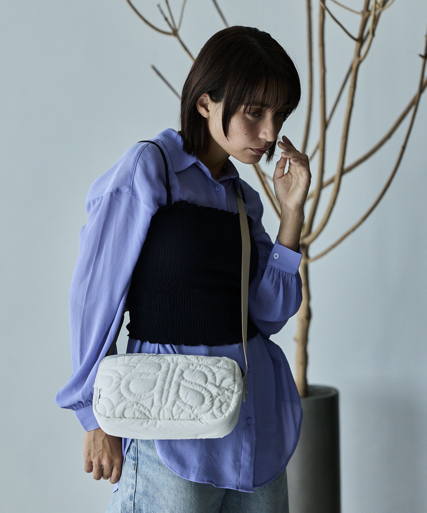 anello ショルダーバッグ 撥水 軽量 キルティング mini LOLLY AIY0172