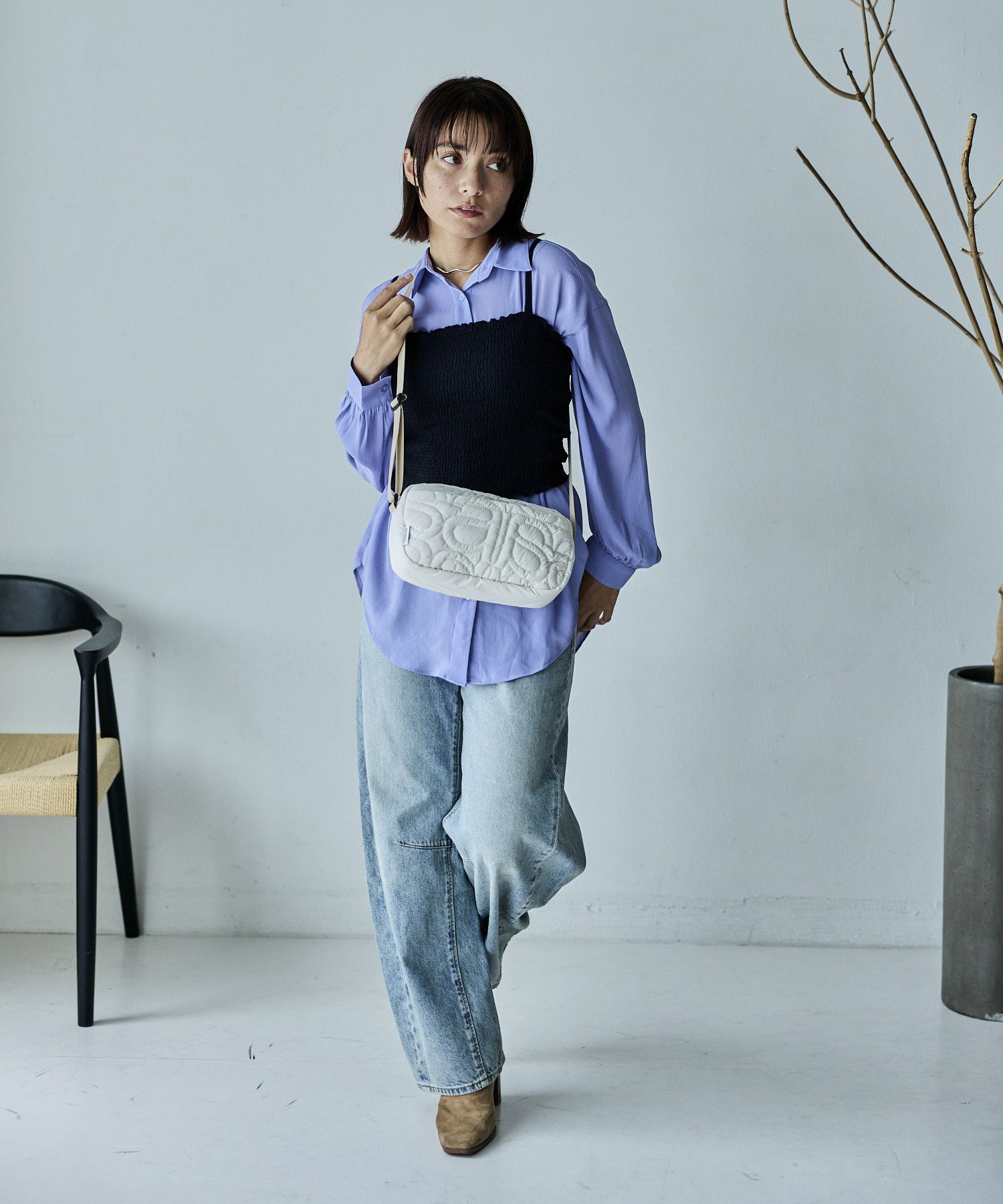 anello ショルダーバッグ 撥水 軽量 キルティング mini LOLLY AIY0172