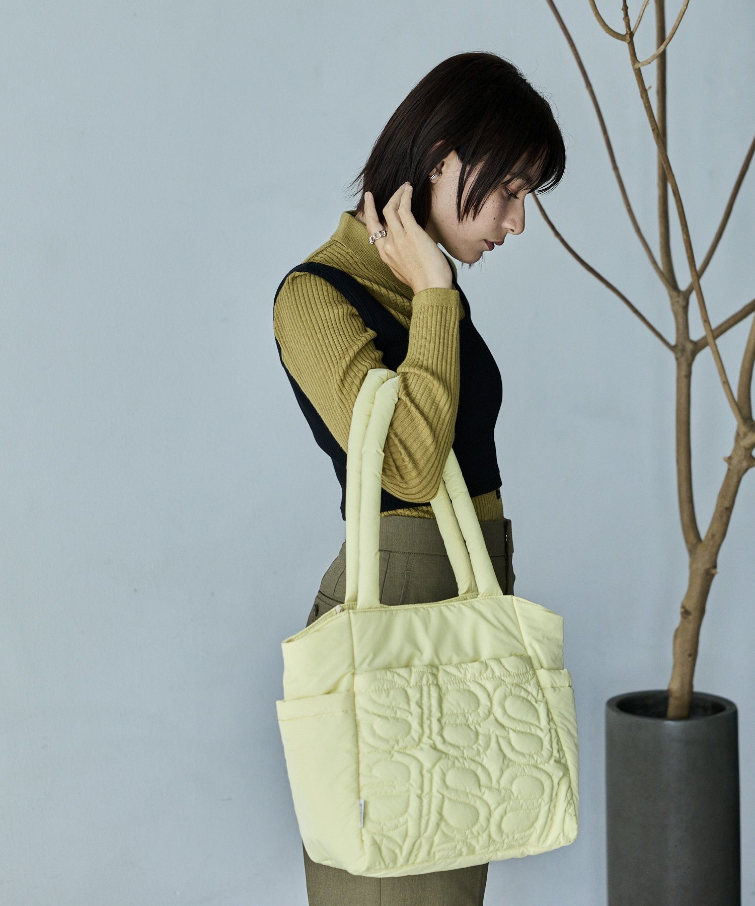 anello トートバッグ 撥水 軽量 キルティング A4 LOLLY AIY0173