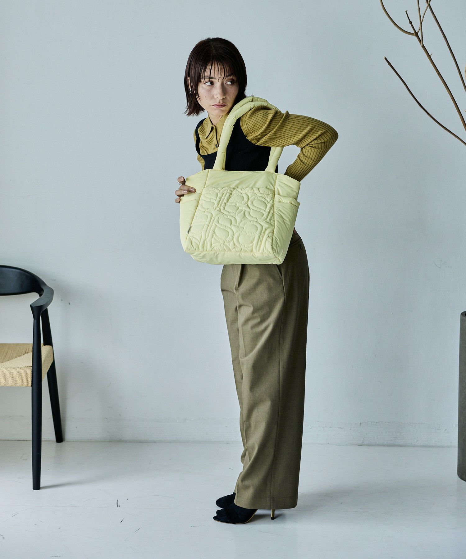 anello トートバッグ 撥水 軽量 キルティング A4 LOLLY AIY0173