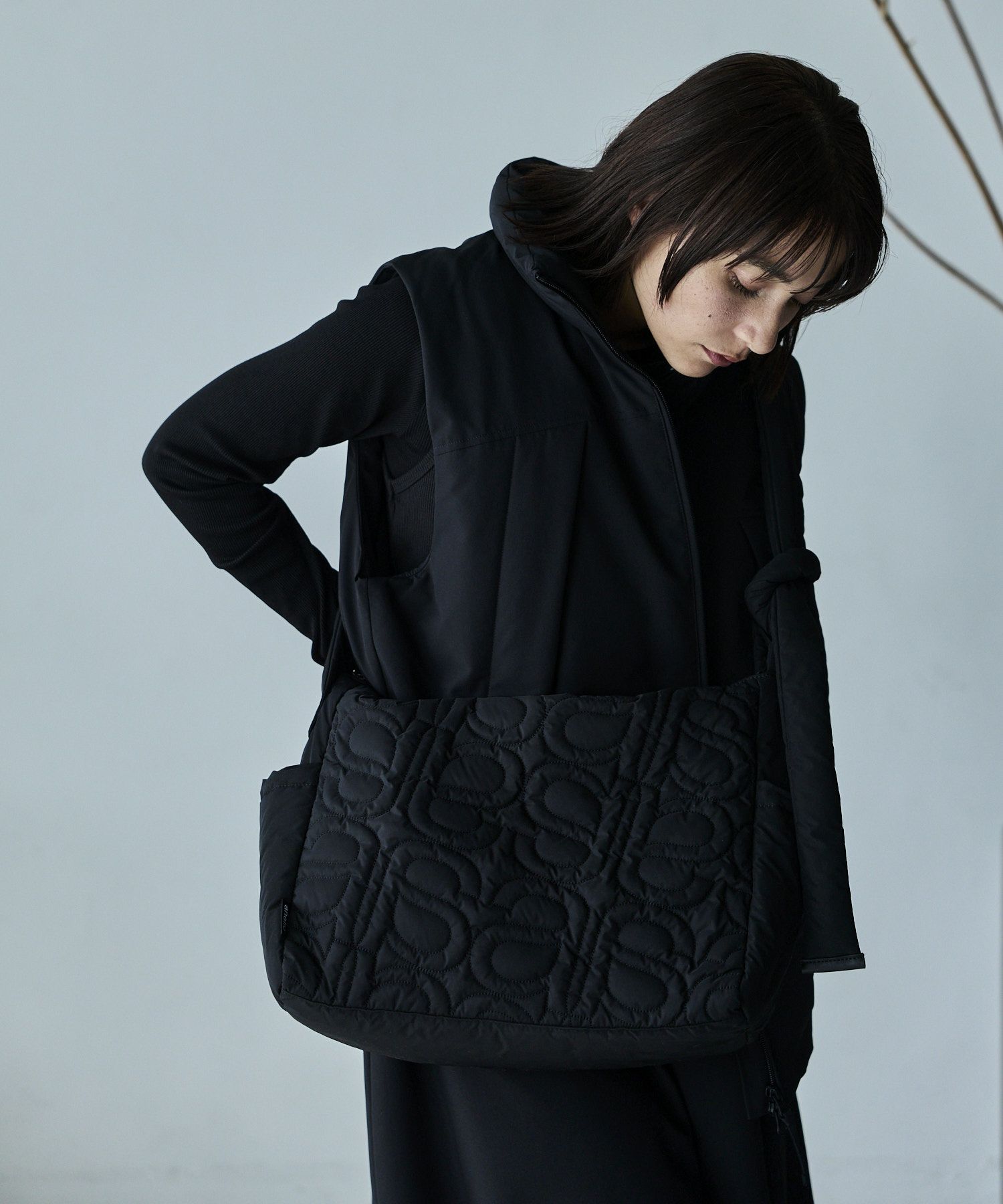 anello ショルダーバッグ 撥水 軽量 キルティング A4 LOLLY AIY0174