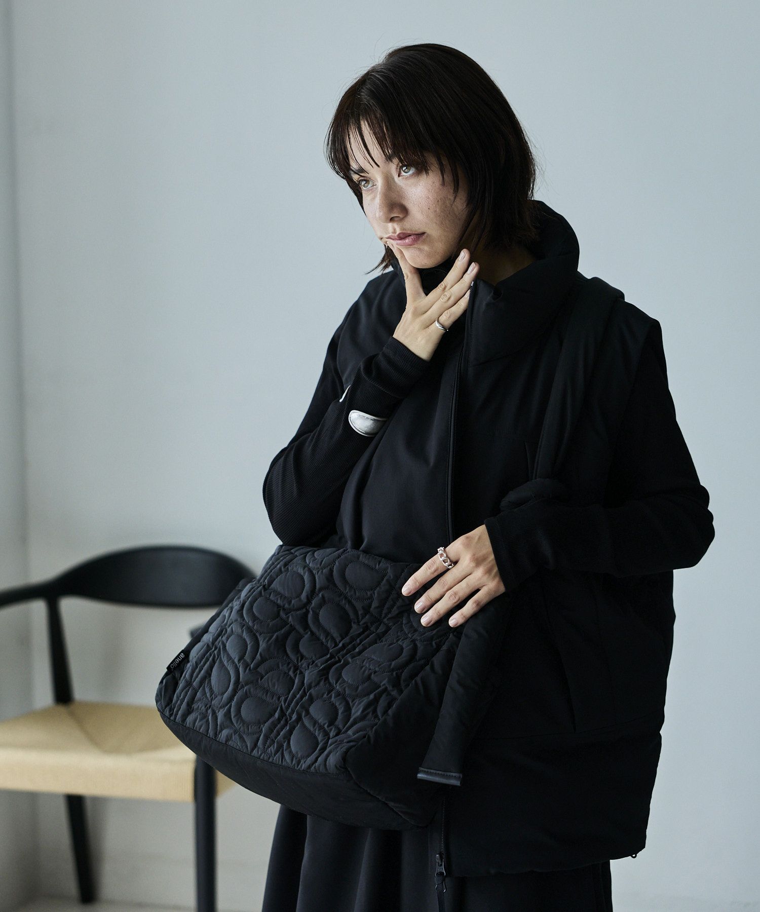 anello ショルダーバッグ 撥水 軽量 キルティング A4 LOLLY AIY0174