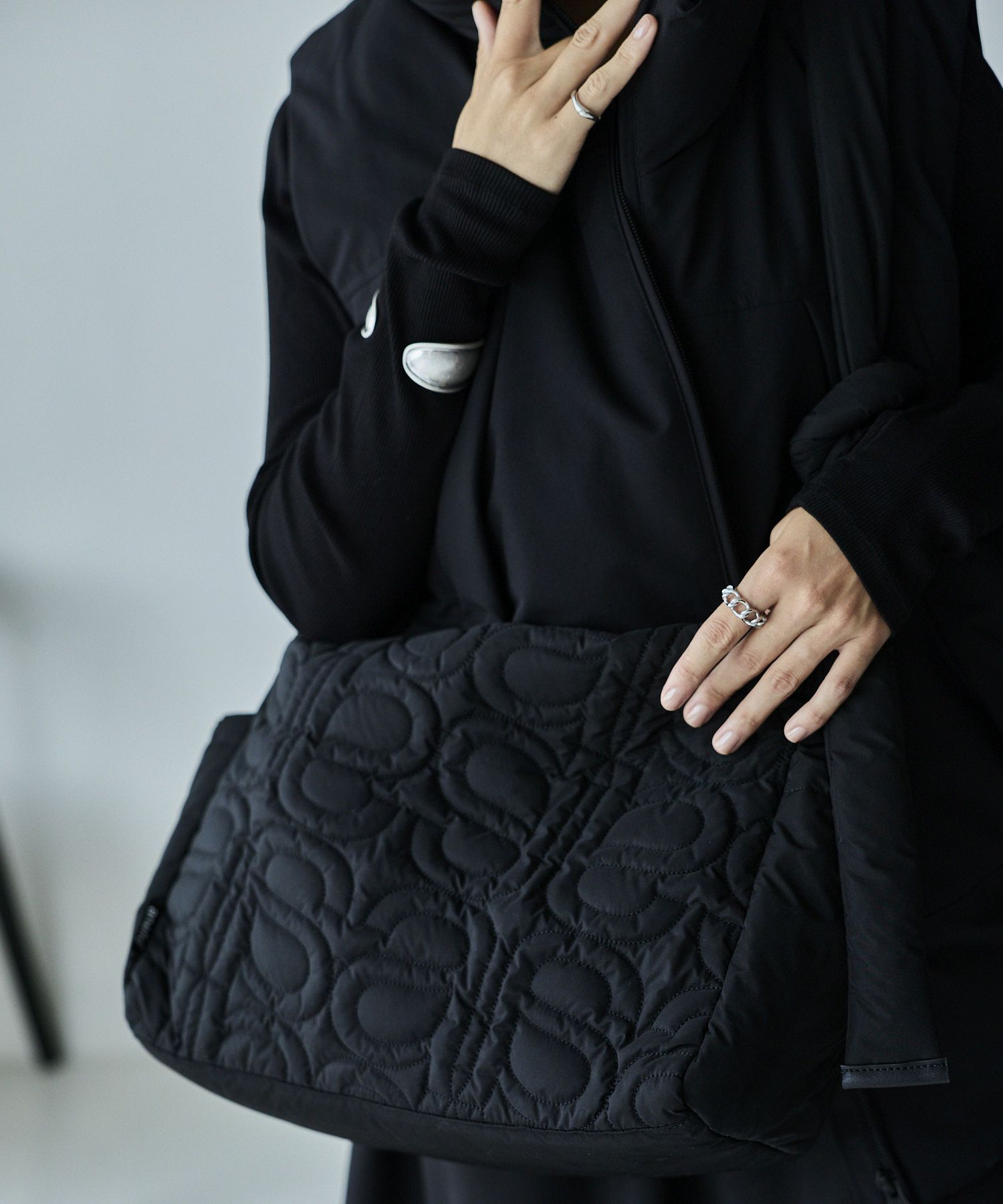 anello ショルダーバッグ 撥水 軽量 キルティング A4 LOLLY AIY0174