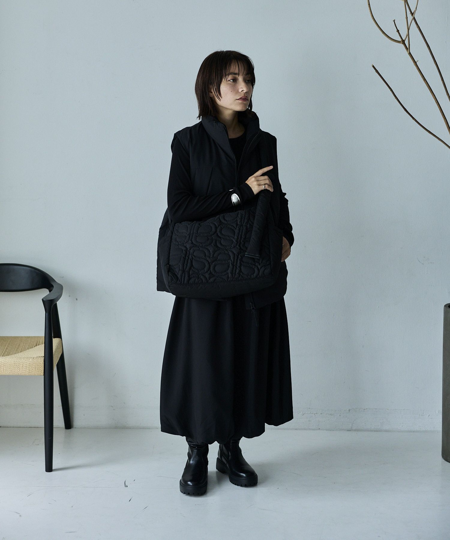 anello ショルダーバッグ 撥水 軽量 キルティング A4 LOLLY AIY0174