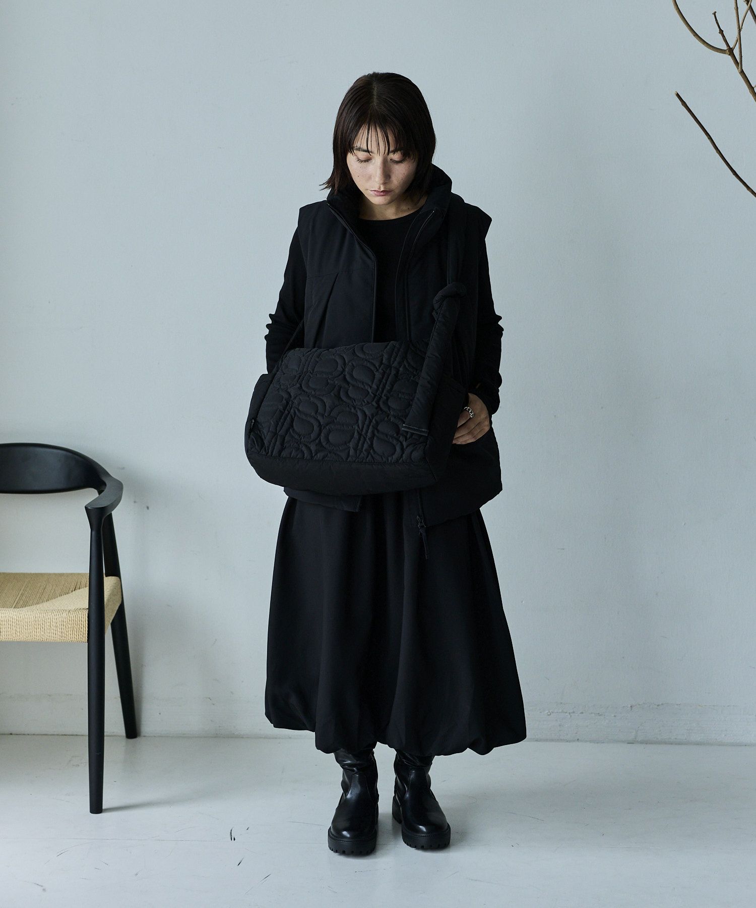 anello ショルダーバッグ 撥水 軽量 キルティング A4 LOLLY AIY0174