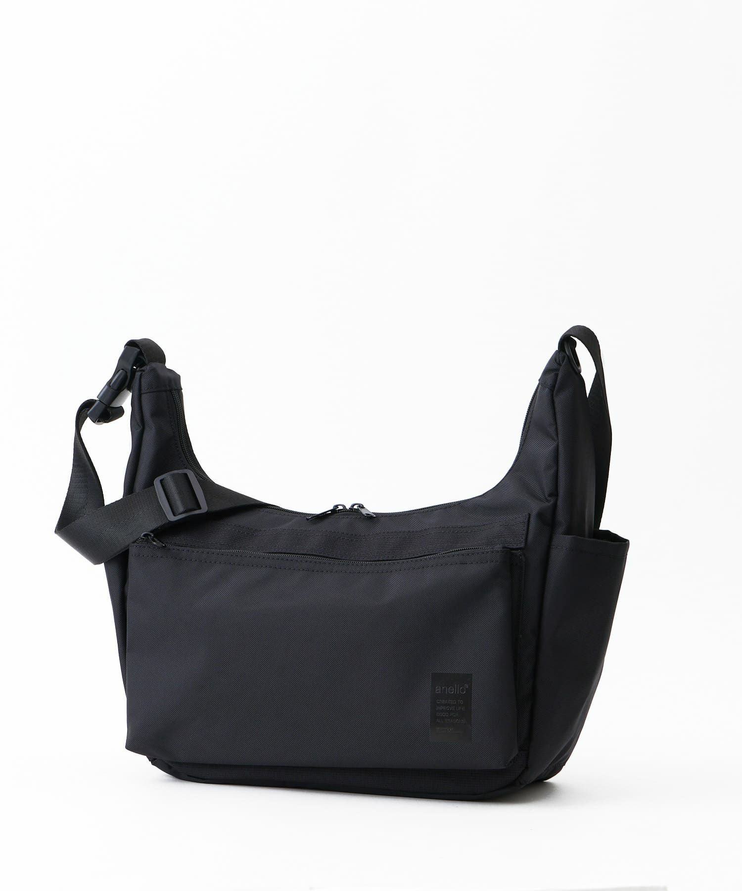 anello ショルダーバッグ TPU素材底ポケット カラーメッシュポケット 両面撥水 A4 SHARE ATH3772