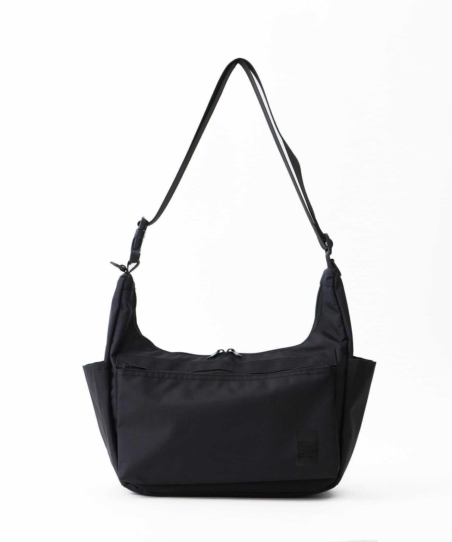 anello ショルダーバッグ TPU素材底ポケット カラーメッシュポケット 両面撥水 A4 SHARE ATH3772