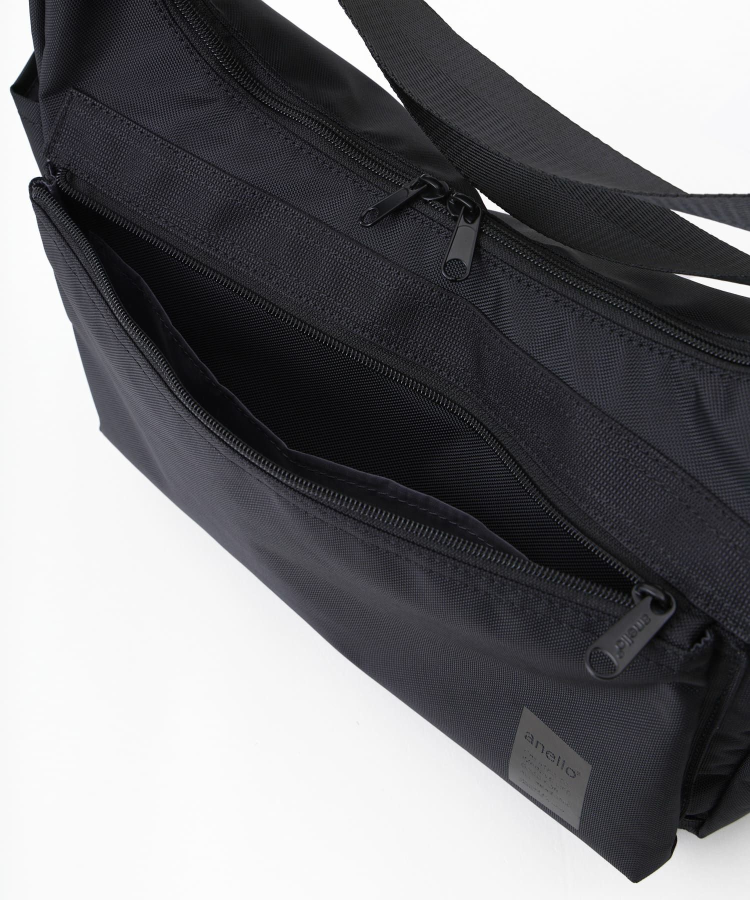 anello ショルダーバッグ TPU素材底ポケット カラーメッシュポケット 両面撥水 A4 SHARE ATH3772