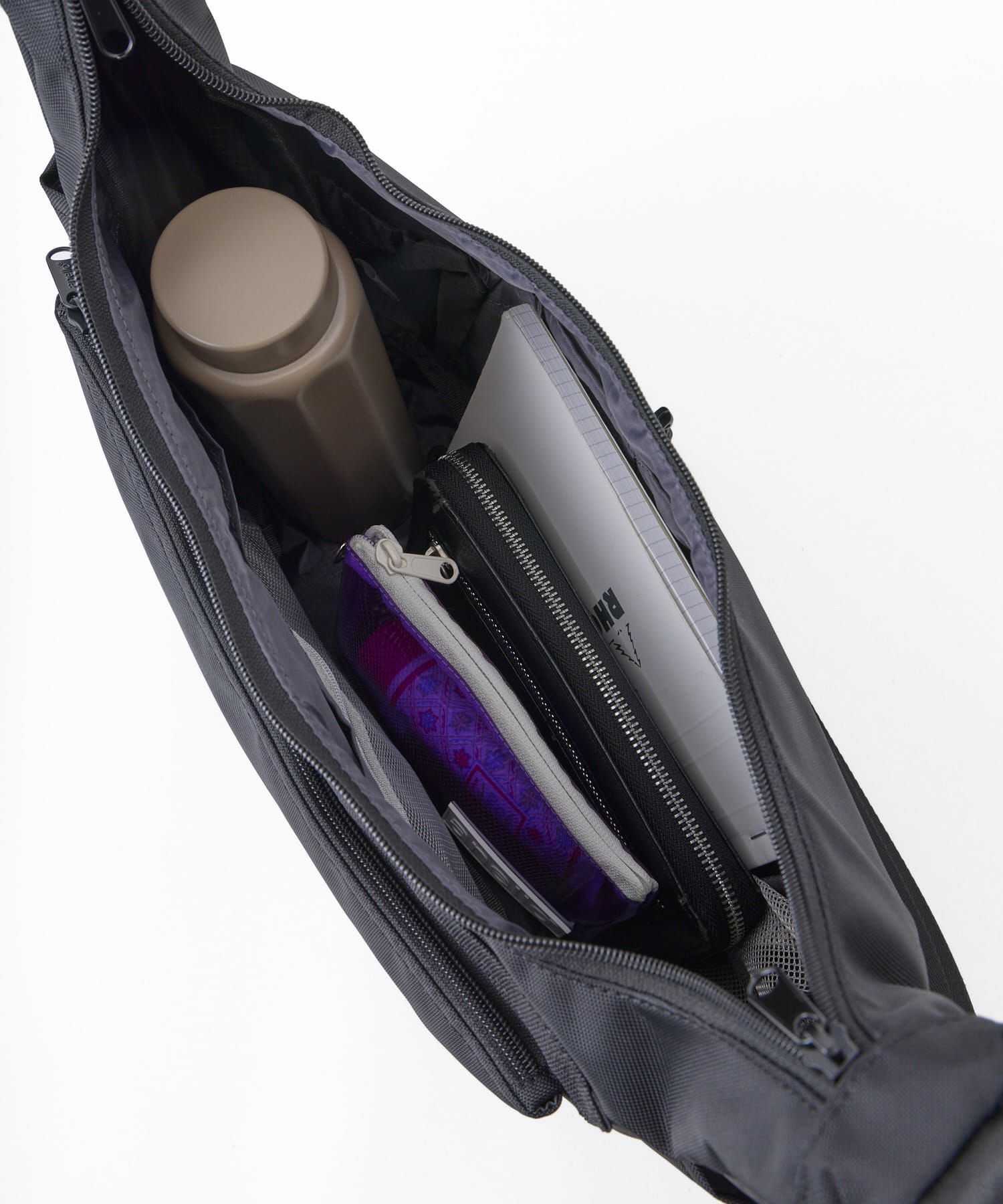 anello ショルダーバッグ TPU素材底ポケット カラーメッシュポケット 両面撥水 A4 SHARE ATH3772