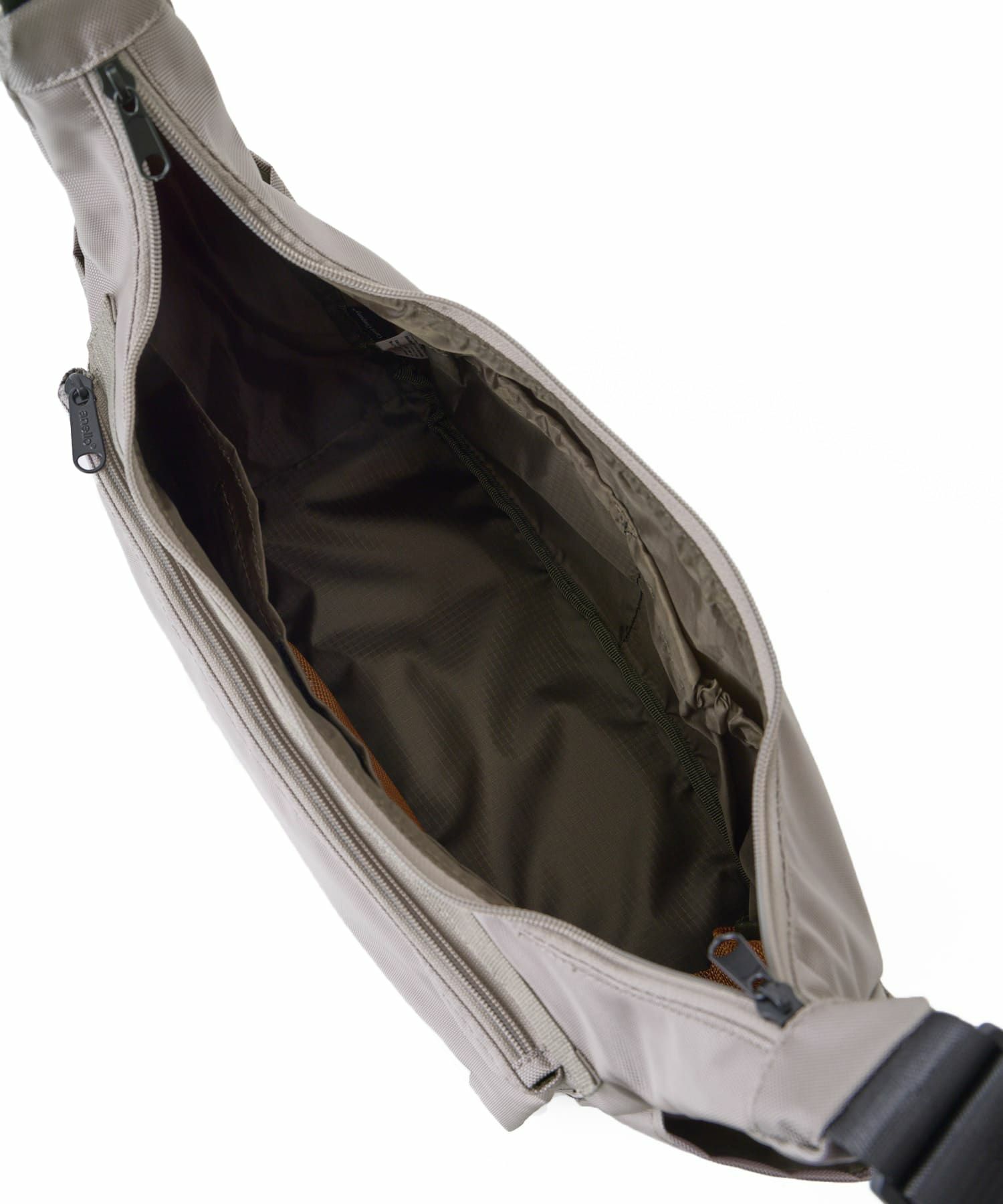 anello ショルダーバッグ TPU素材底ポケット カラーメッシュポケット 両面撥水 A4 SHARE ATH3772