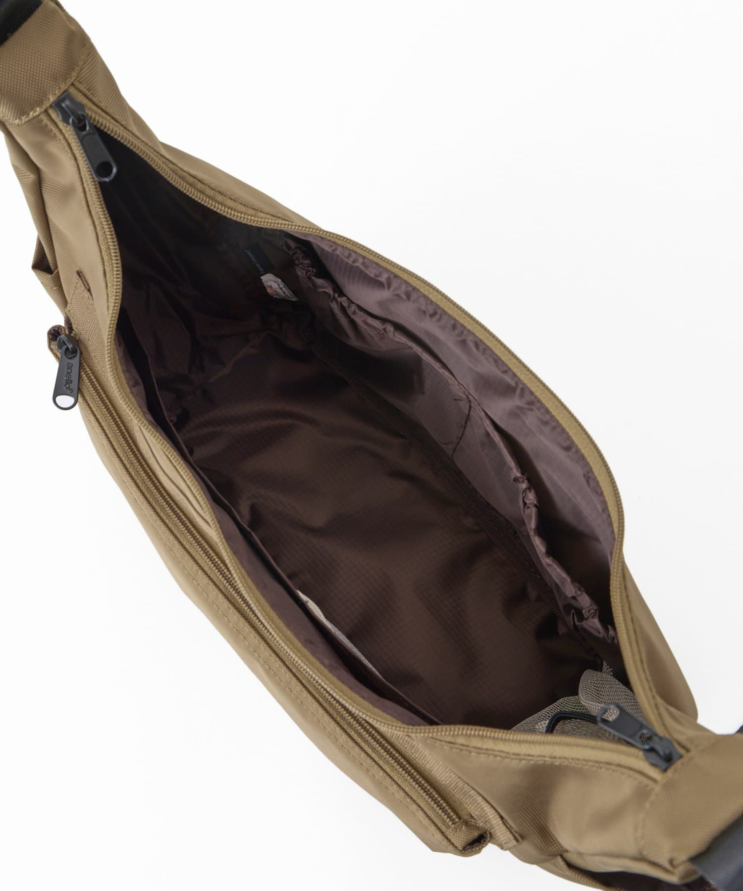 anello ショルダーバッグ TPU素材底ポケット カラーメッシュポケット 両面撥水 A4 SHARE ATH3772