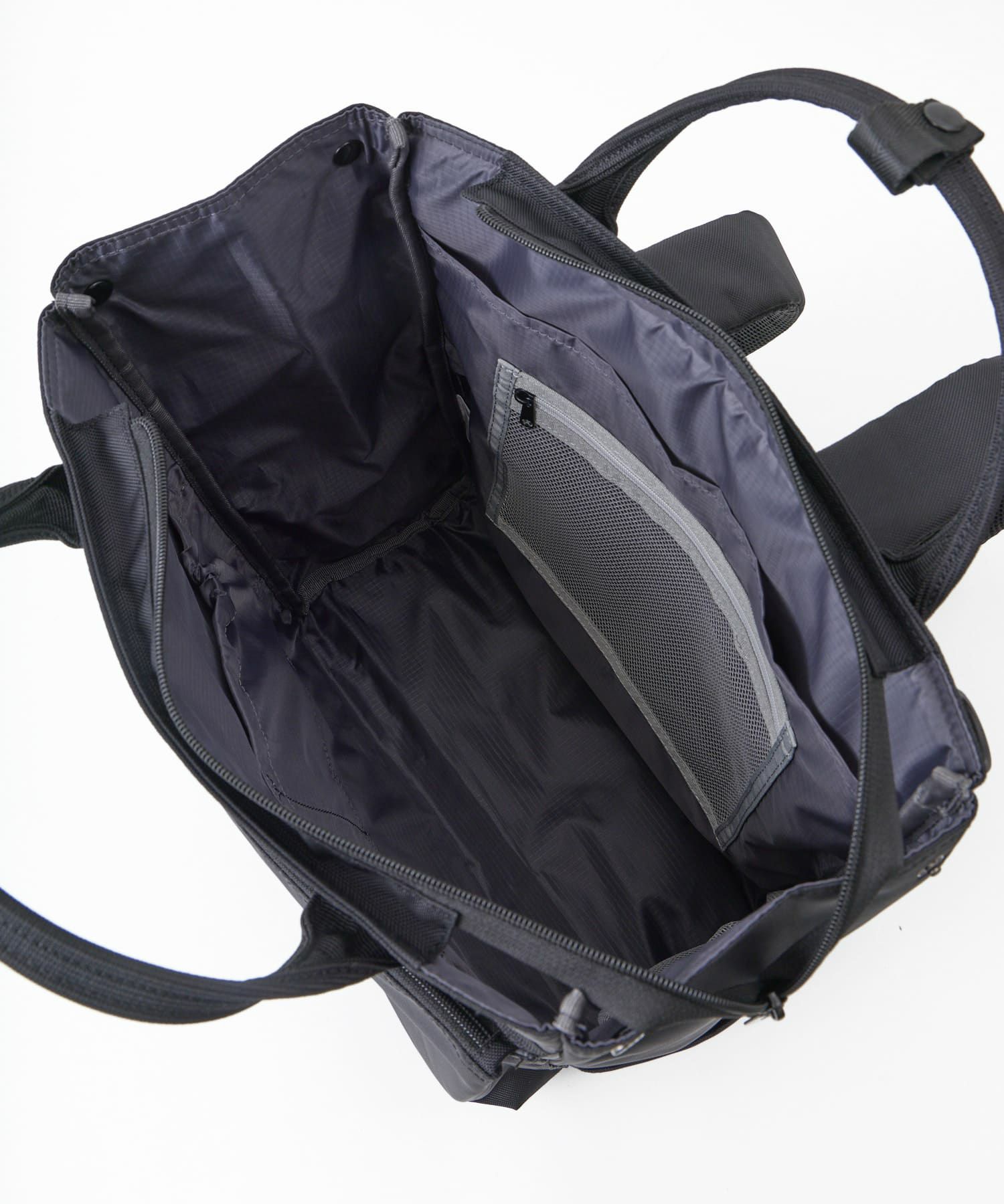 anello リュック バックパック TPU素材底ポケット カラーメッシュポケット 両面撥水 2WAY ｷｬﾘｰｵﾝ A4 SHARE ATH3773