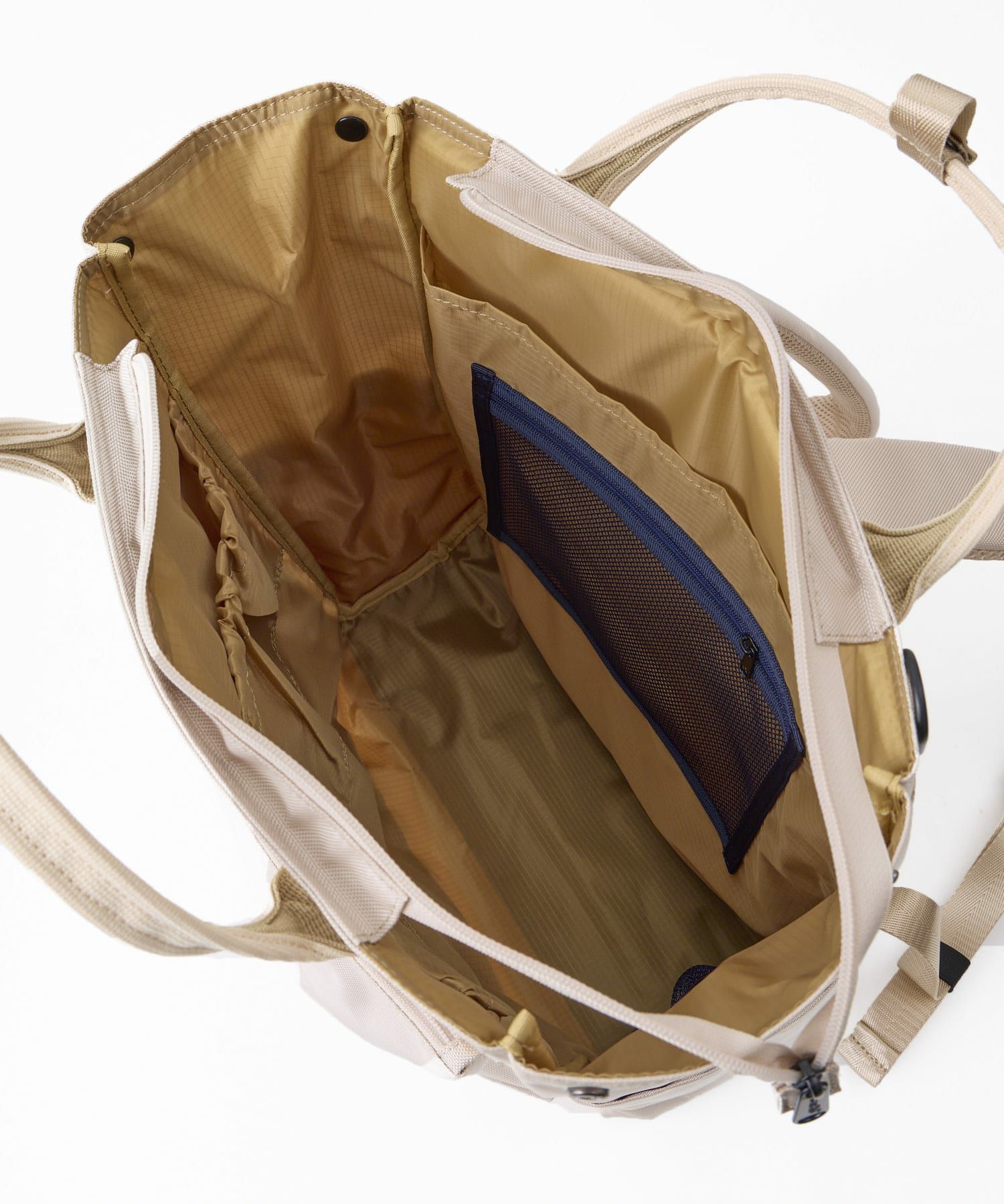 anello リュック バックパック TPU素材底ポケット カラーメッシュポケット 両面撥水 2WAY ｷｬﾘｰｵﾝ A4 SHARE ATH3773