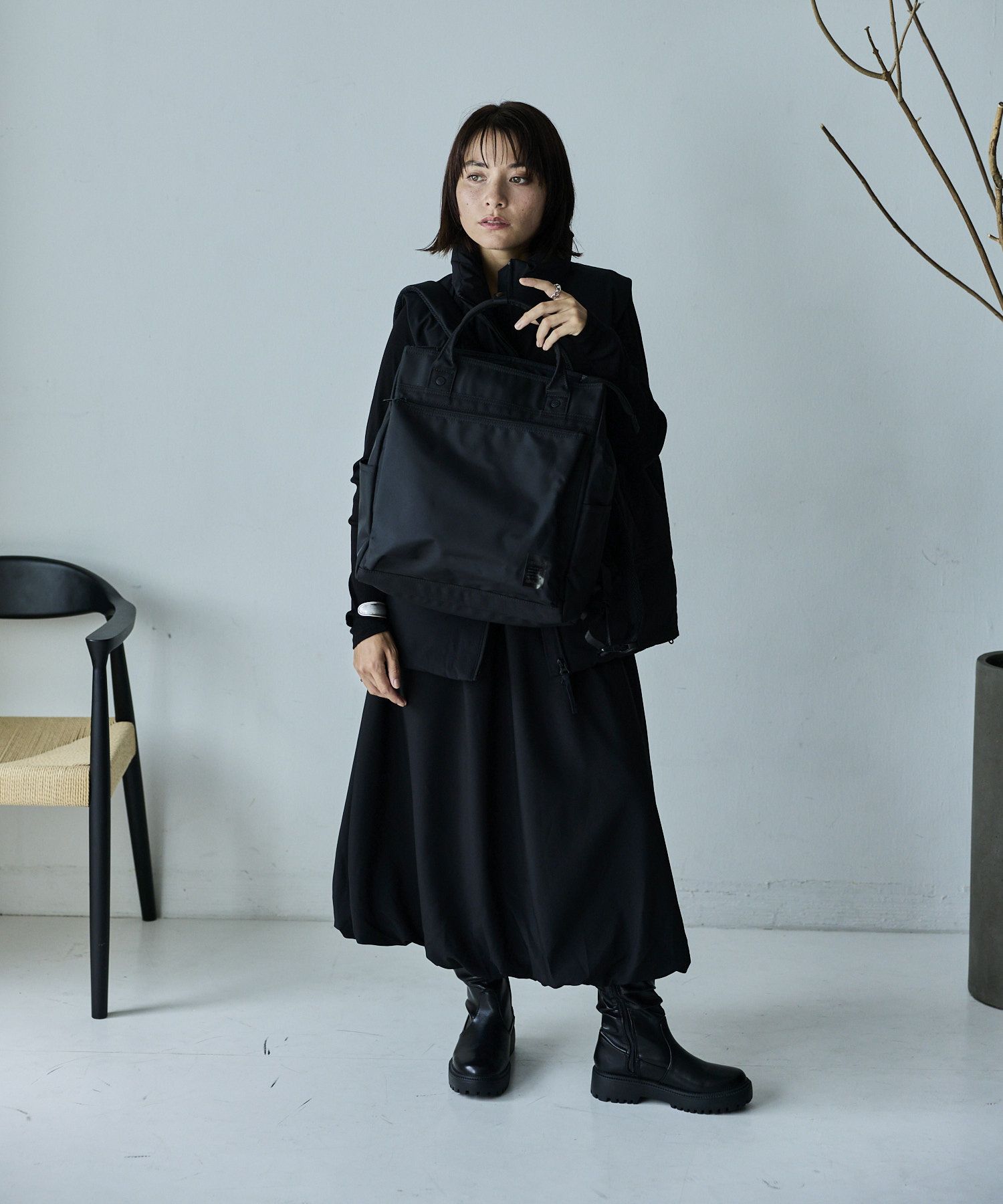 anello リュック バックパック TPU素材底ポケット カラーメッシュポケット 両面撥水 2WAY ｷｬﾘｰｵﾝ A4 SHARE ATH3773