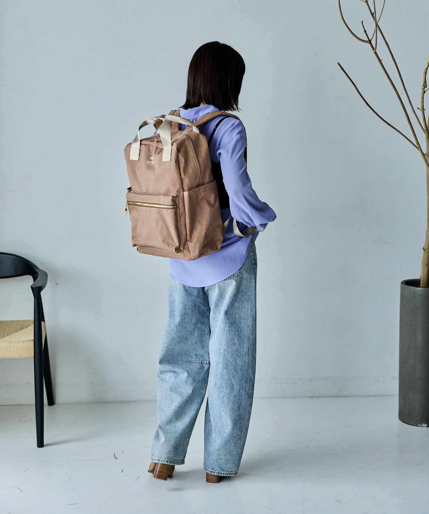 anello リュック バックパック A4 キャリーオン セキュリティポケット ハンドル付き A4 ATELIER ATM1031