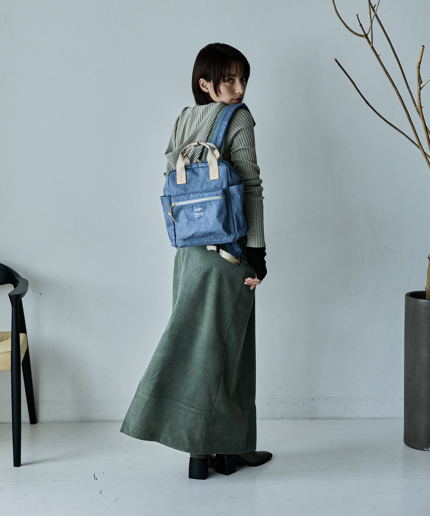 anello リュック バックパック A5 キャリーオン ハンドル付き A5 ATELIER ATM1032