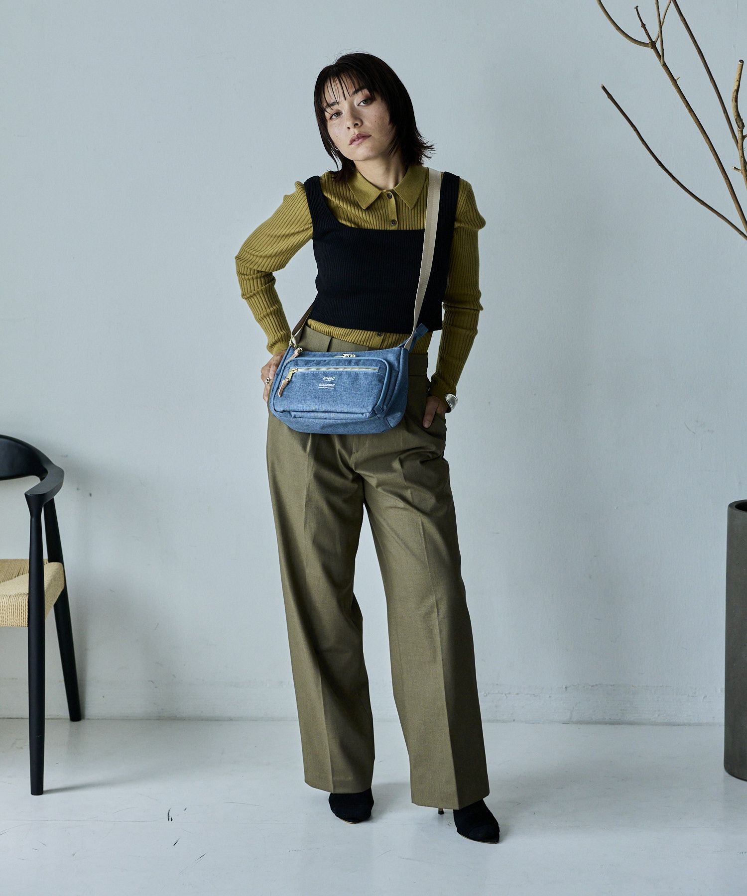 anello ショルダーバッグ A5 多機能 A5 ATELIER ATM1033