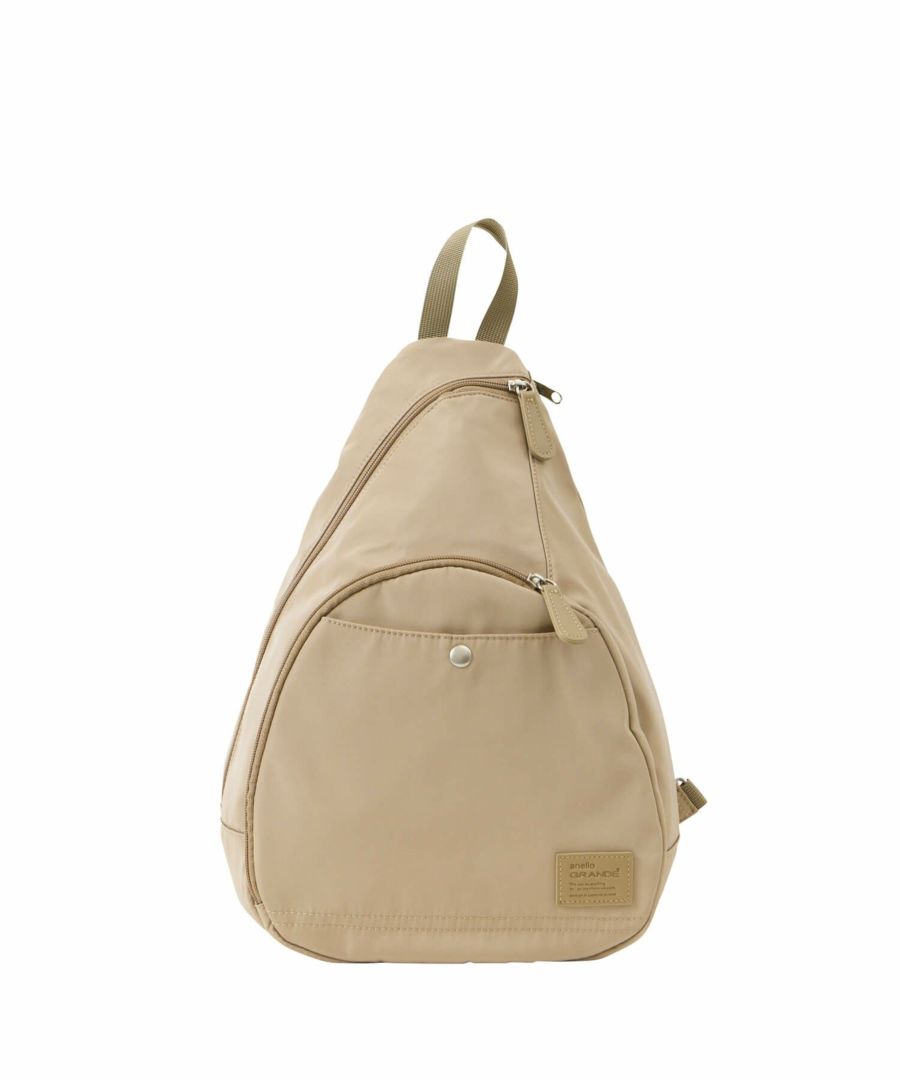 anello GRANDE ボディバッグ ウエストポーチ 両面撥水 背面メッシュ A5 NOTA GHH3784