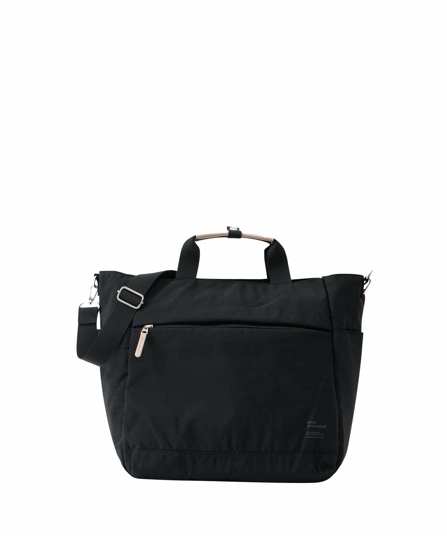 anello GRANDE トートバッグ 両面撥水 軽量 10ポケット 2WAY A4 A4 SABLE GTM0973