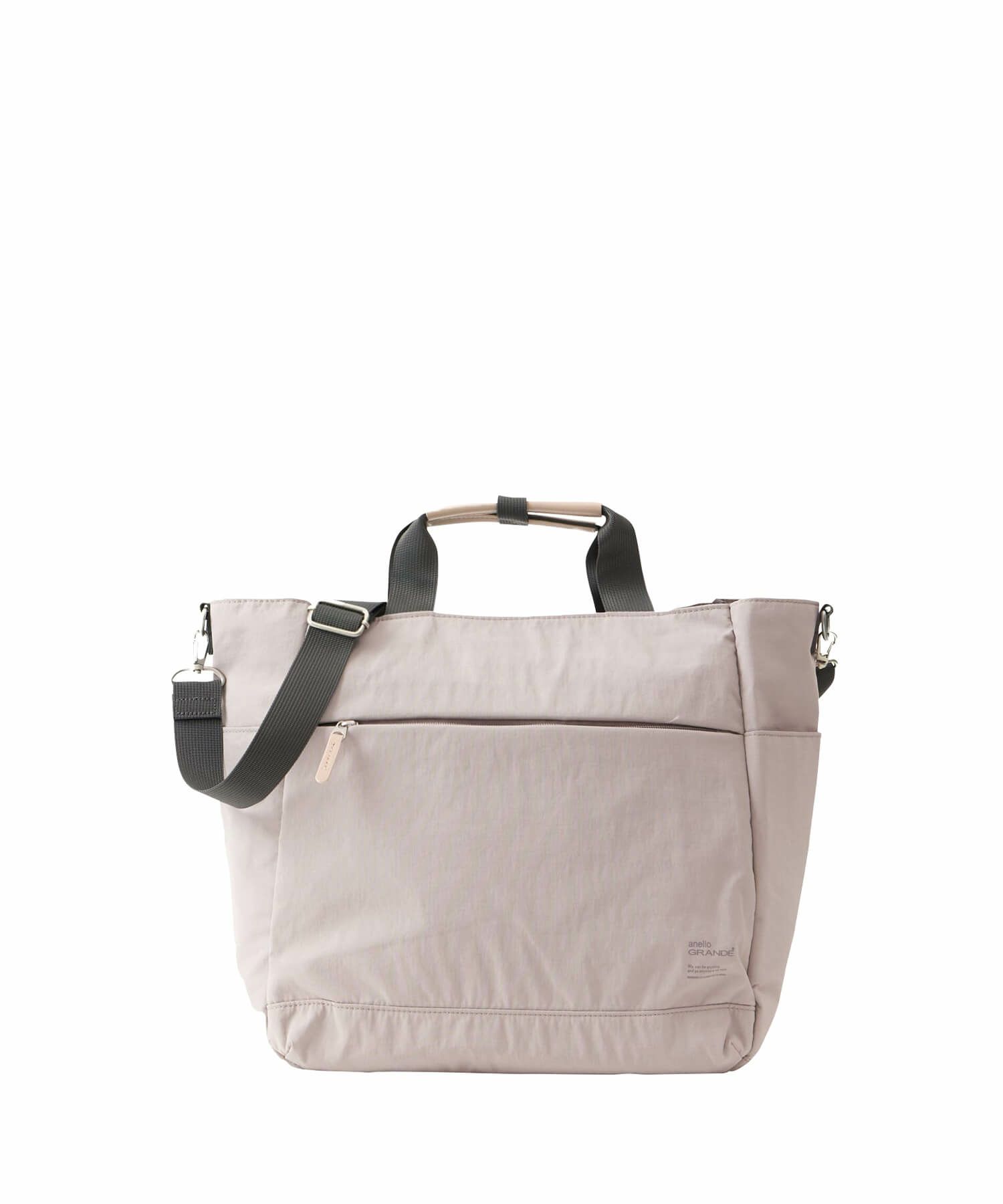 anello GRANDE トートバッグ 両面撥水 軽量 10ポケット 2WAY A4 A4 SABLE GTM0973