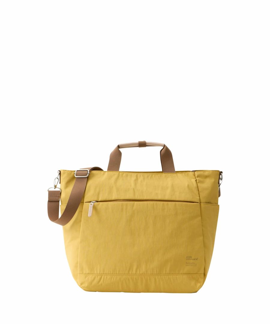 anello GRANDE トートバッグ 両面撥水 軽量 10ポケット 2WAY A4 A4 SABLE GTM0973