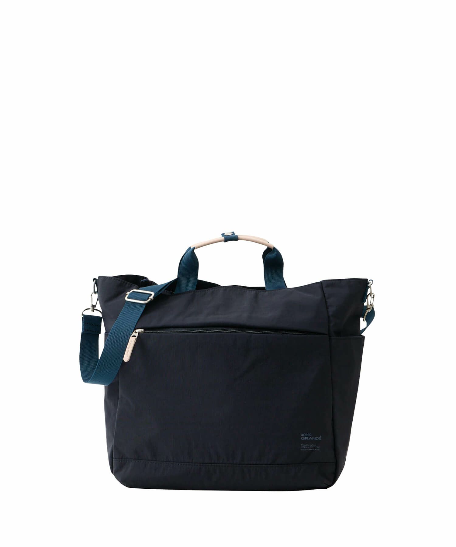 anello GRANDE トートバッグ 両面撥水 軽量 10ポケット 2WAY A4 A4 SABLE GTM0973