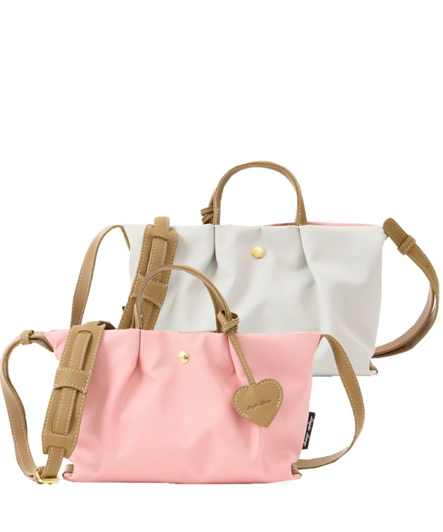 Legato Largo ショルダーバッグ 肩楽 撥水 自立 ｼｮﾙﾀﾞｰﾊﾟｯﾄﾞ付き Wﾌｪｲｽ ｸﾛｼｪｯﾄ付き 底鋲付き mini 肩楽 LH-X0591