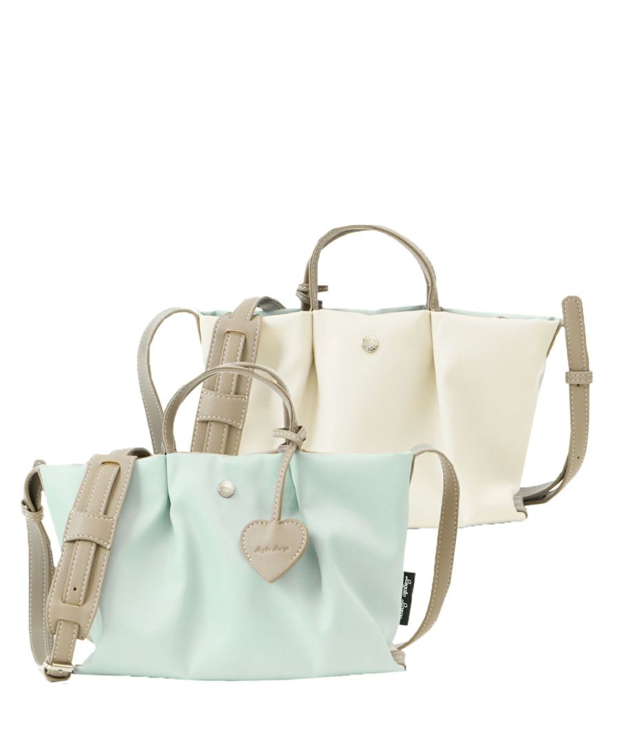 Legato Largo ショルダーバッグ 肩楽 撥水 自立 ｼｮﾙﾀﾞｰﾊﾟｯﾄﾞ付き Wﾌｪｲｽ ｸﾛｼｪｯﾄ付き 底鋲付き mini 肩楽 LH-X0591