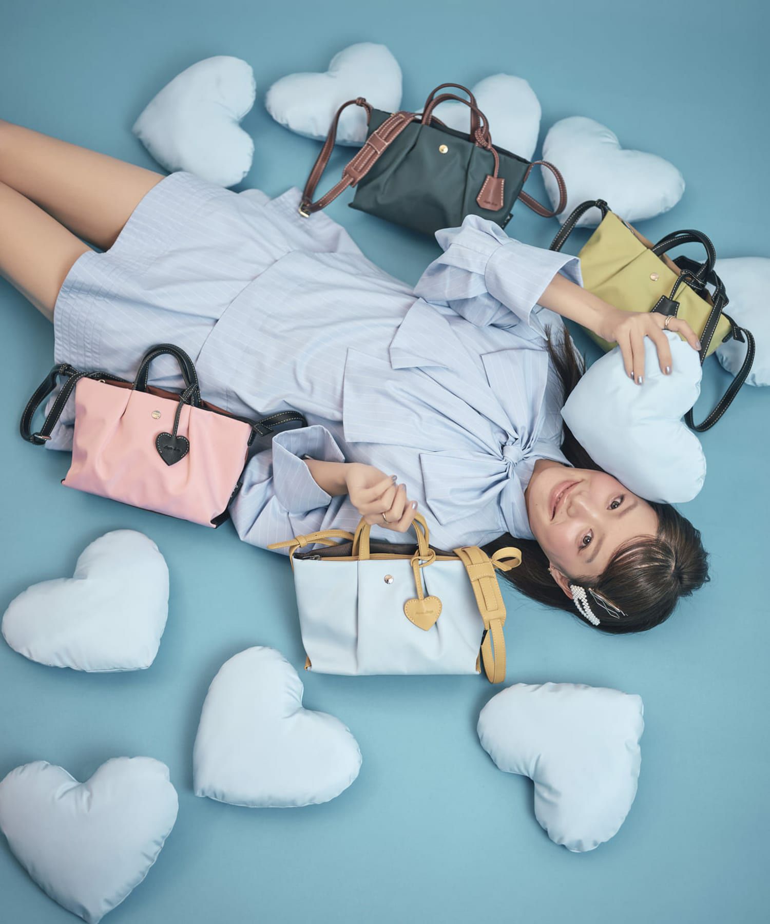 Legato Largo ショルダーバッグ 肩楽 撥水 自立 ｼｮﾙﾀﾞｰﾊﾟｯﾄﾞ付き Wﾌｪｲｽ ｸﾛｼｪｯﾄ付き 底鋲付き mini 肩楽 LH-X0591