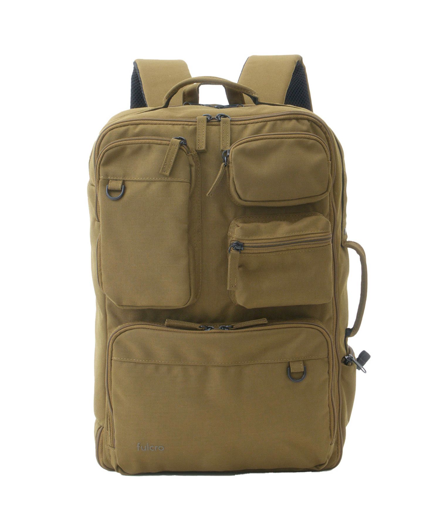 fulcro リュック バックパック 撥水 多収納 外部PC収納 A4  fma-0027