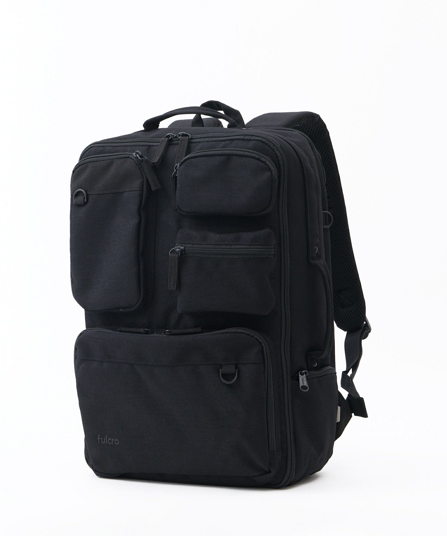 fulcro リュック バックパック 撥水 多収納 外部PC収納 A4  fma-0027